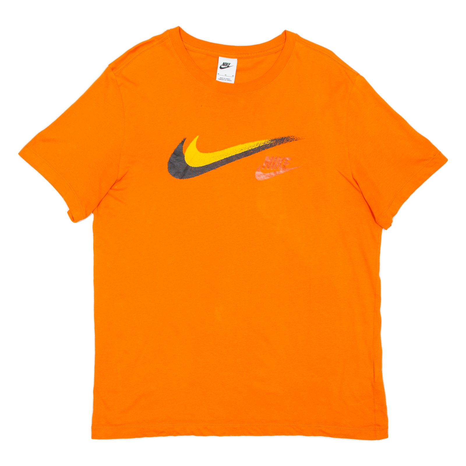 NIKE Mens T-Shirt Orange M Refurbished - N/A refurbished available on Cerqular
