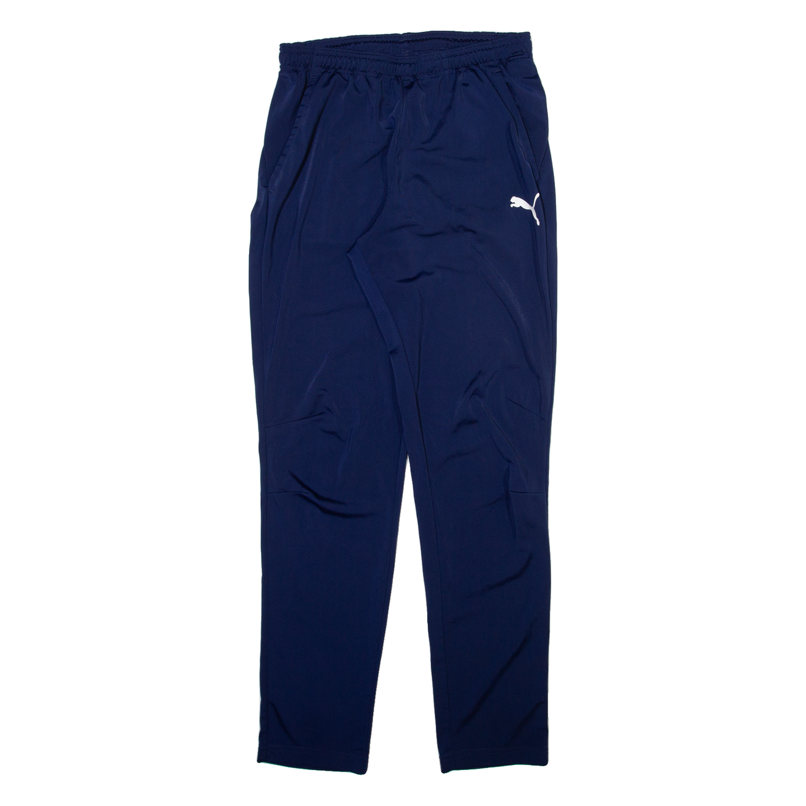 PUMA Mens Track Pants Blue Tapered M W27 L30 Refurbished - N/A refurbished available on Cerqular