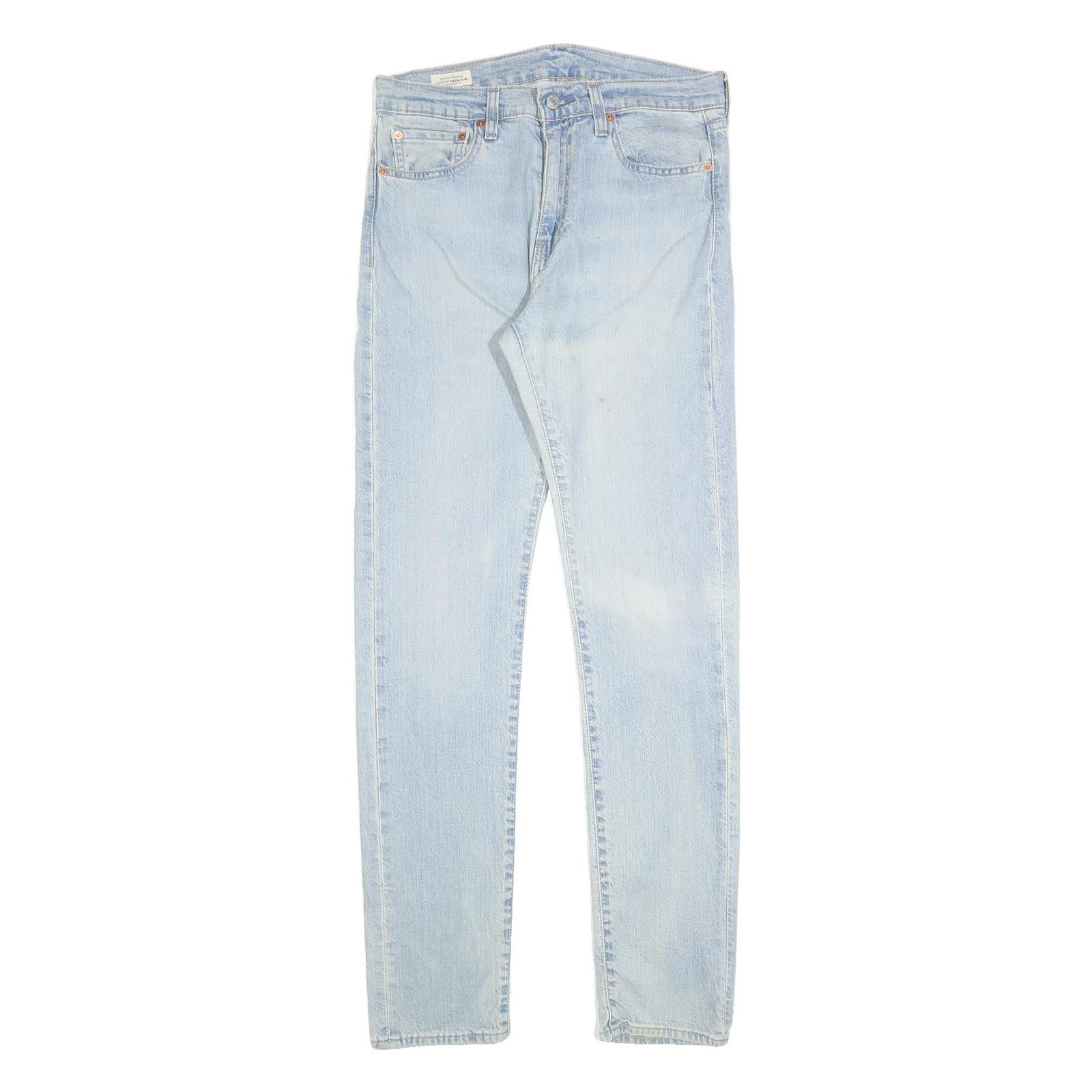 LEVI'S 510 Big E Mens Jeans Blue Slim Skinny Denim Light W31 L34 Vintage Refurbished - N/A refurbished available on Cerqular