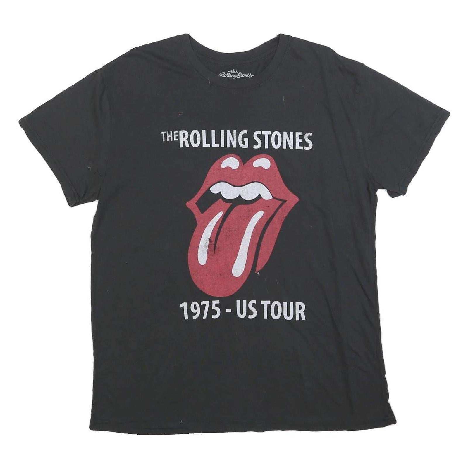 Buy THE ROLLING STONES Womens Black 1975 US Tour Graphic T-Shirt 2XL Short Sleeve Refurbished - $19.49 THE ROLLING STONES Womens Black 1975 US Tour Graphic T-Shirt 2XL Short Sleeve Refurbished - N/A refurbished available on Cerqular
