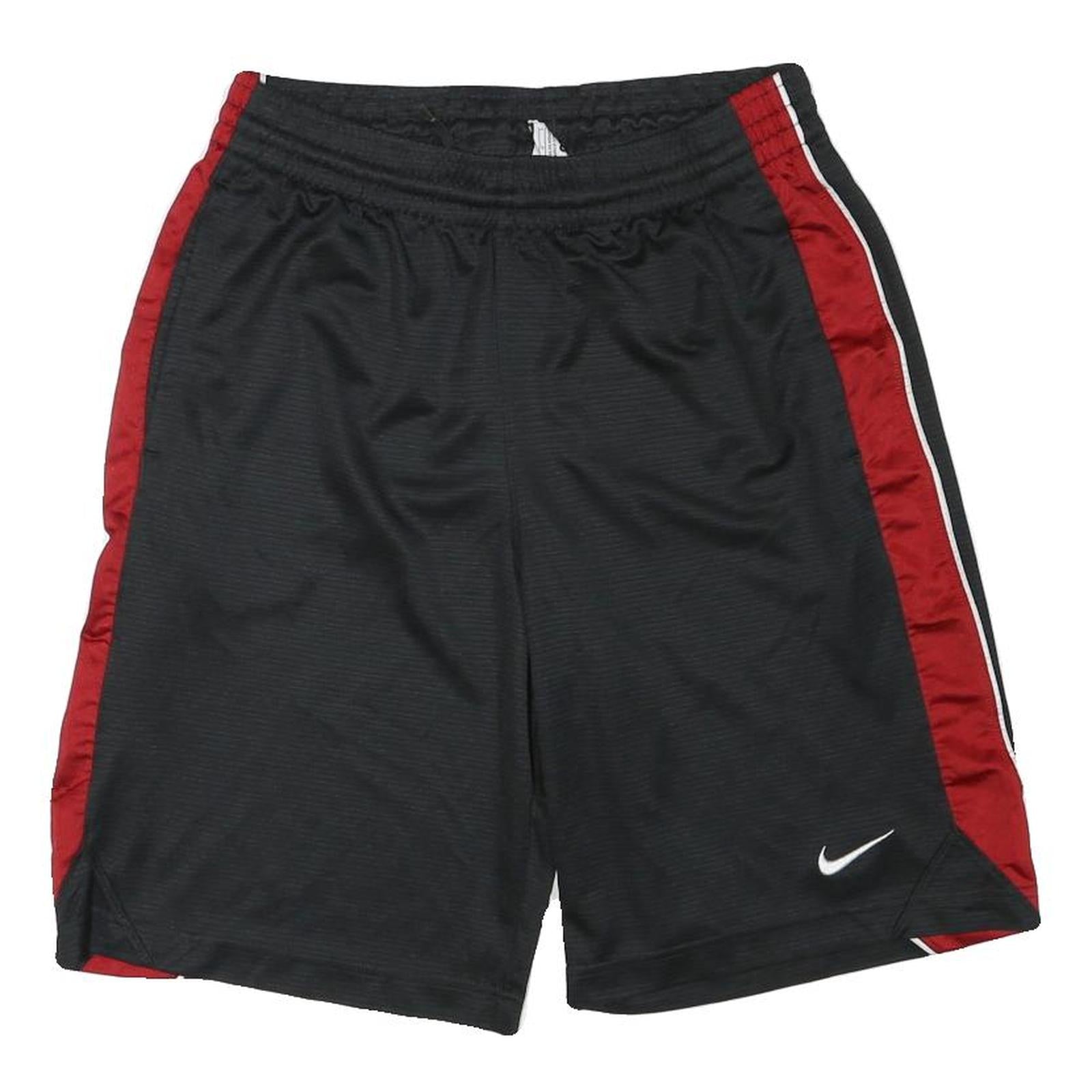 NIKE Mens Black & Red Sports Casual Polyester Blend S W28 Athletic Shorts Refurbished - N/A refurbished available on Cerqular