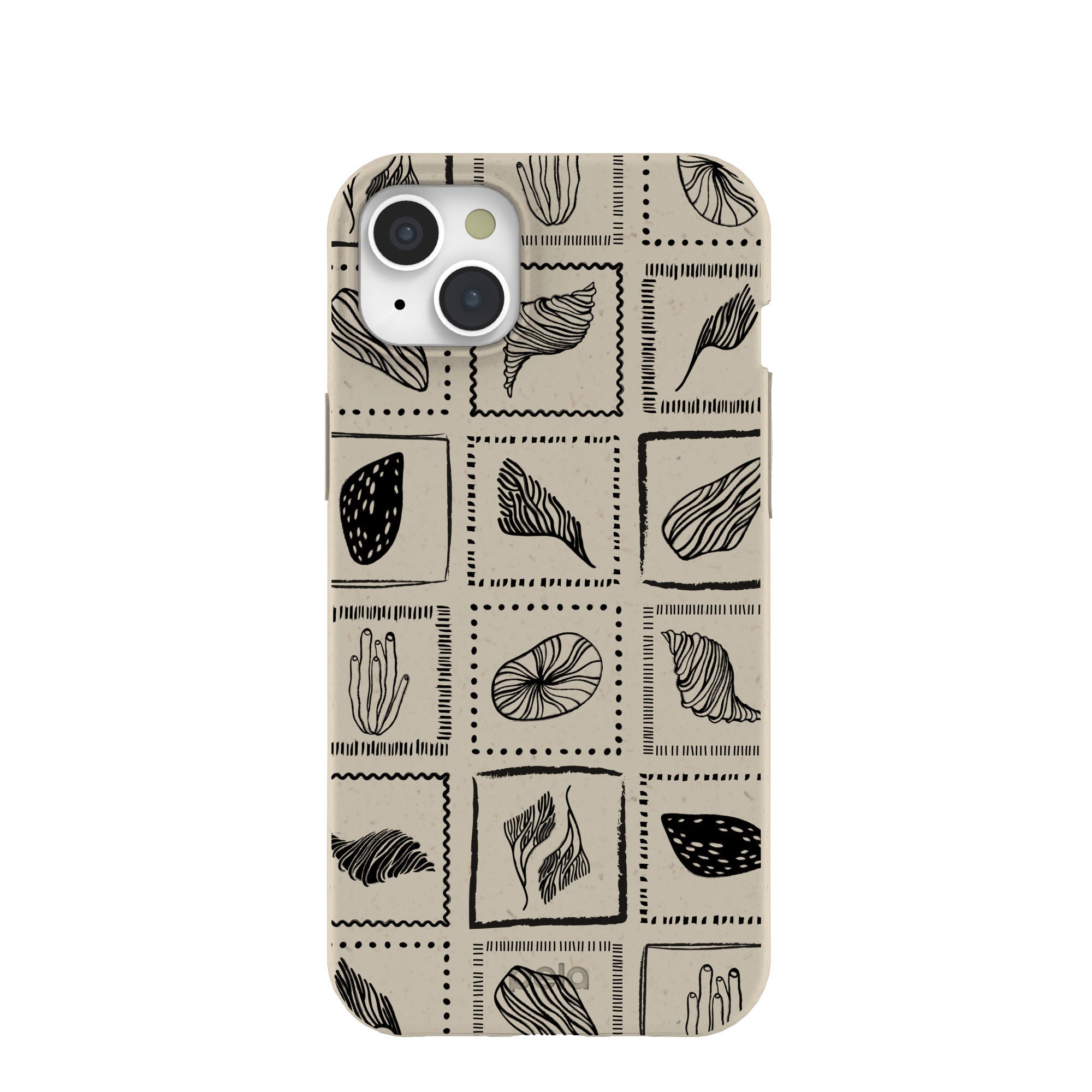 London Fog Coral Tiles iPhone 15 Plus Case Refurbished - Pela Case refurbished available on Cerqular