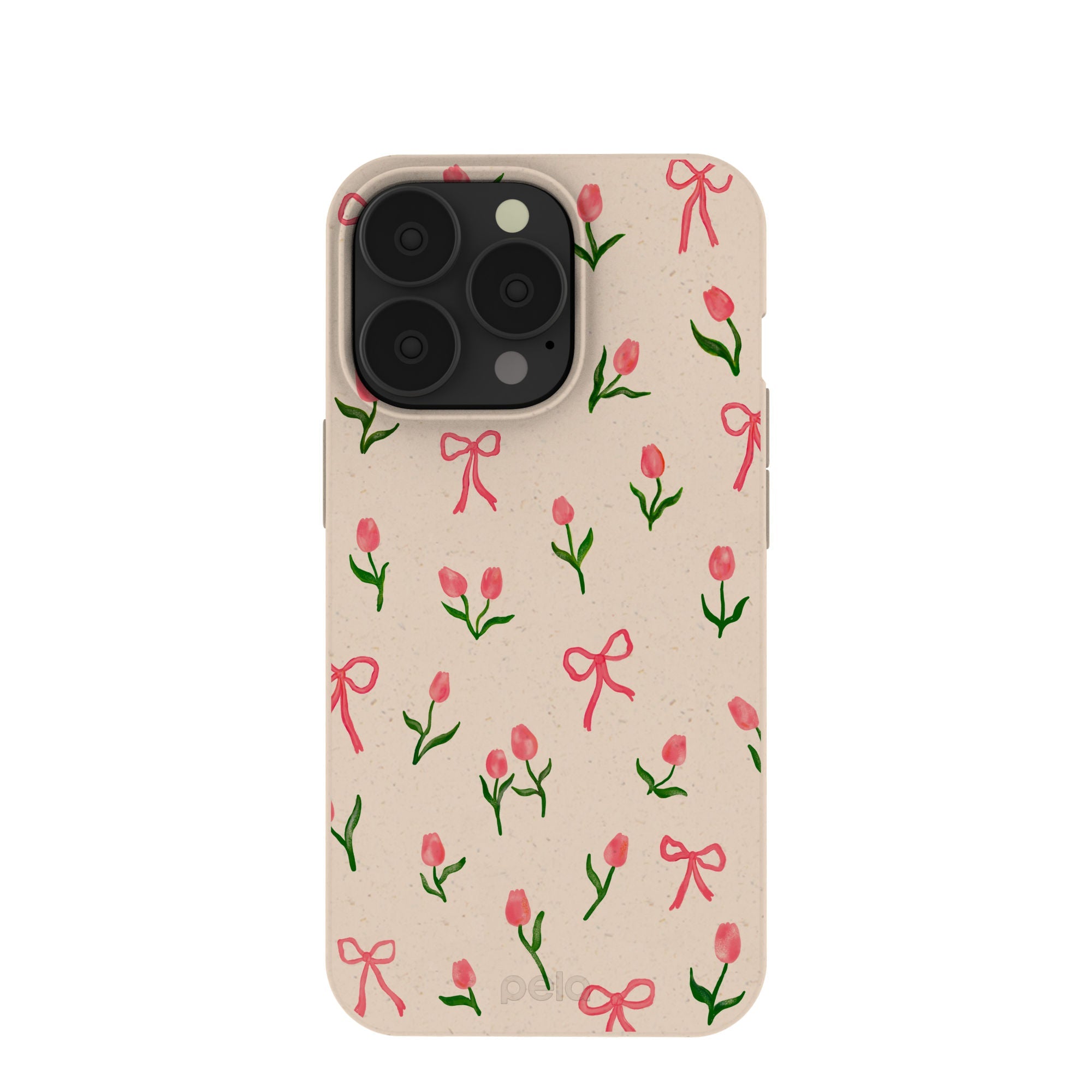 Seashell Tulip Bliss iPhone 13 Pro Case Refurbished - Pela Case refurbished available on Cerqular