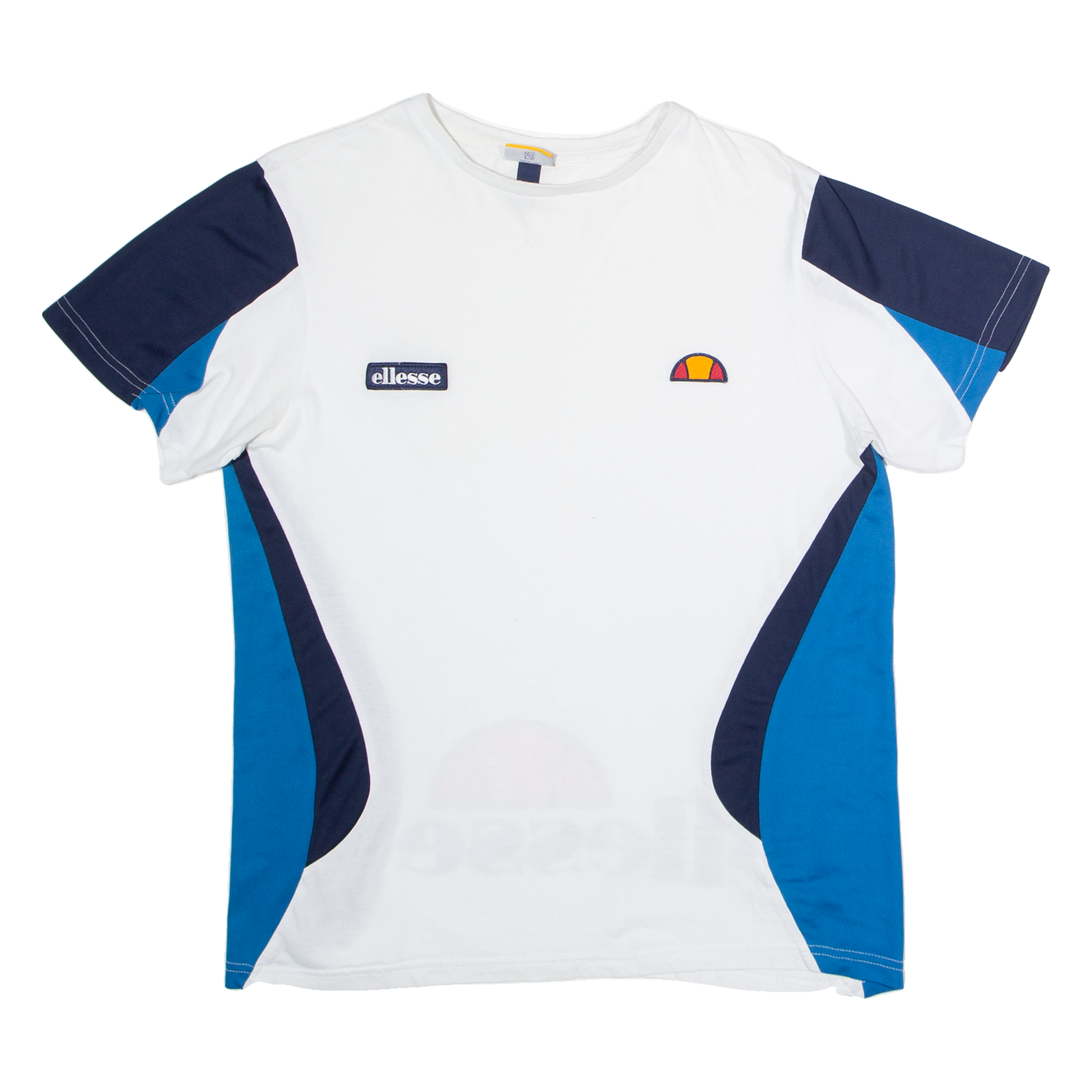 ELLESSE Mens T-Shirt White Crew Neck S Refurbished - N/A refurbished available on Cerqular