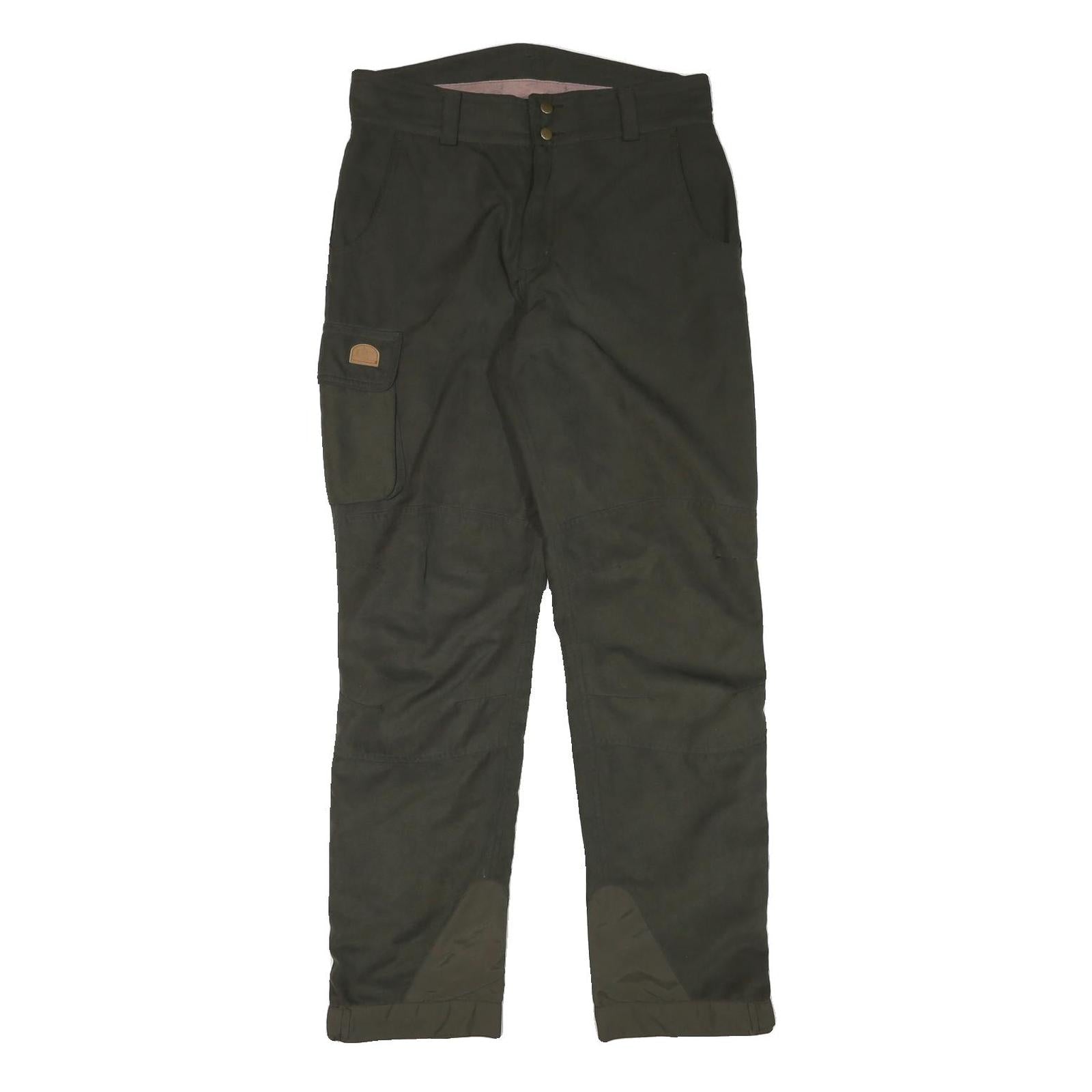 LAGO Mens Polyester Blend Black Relaxed Cargo Trousers W31 L32 Workwear Utility Refurbished - N/A refurbished available on Cerqular