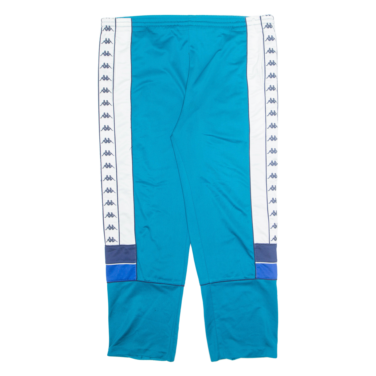 KAPPA Womens Sweatpants Blue Straight L W38 L27 Refurbished - N/A refurbished available on Cerqular