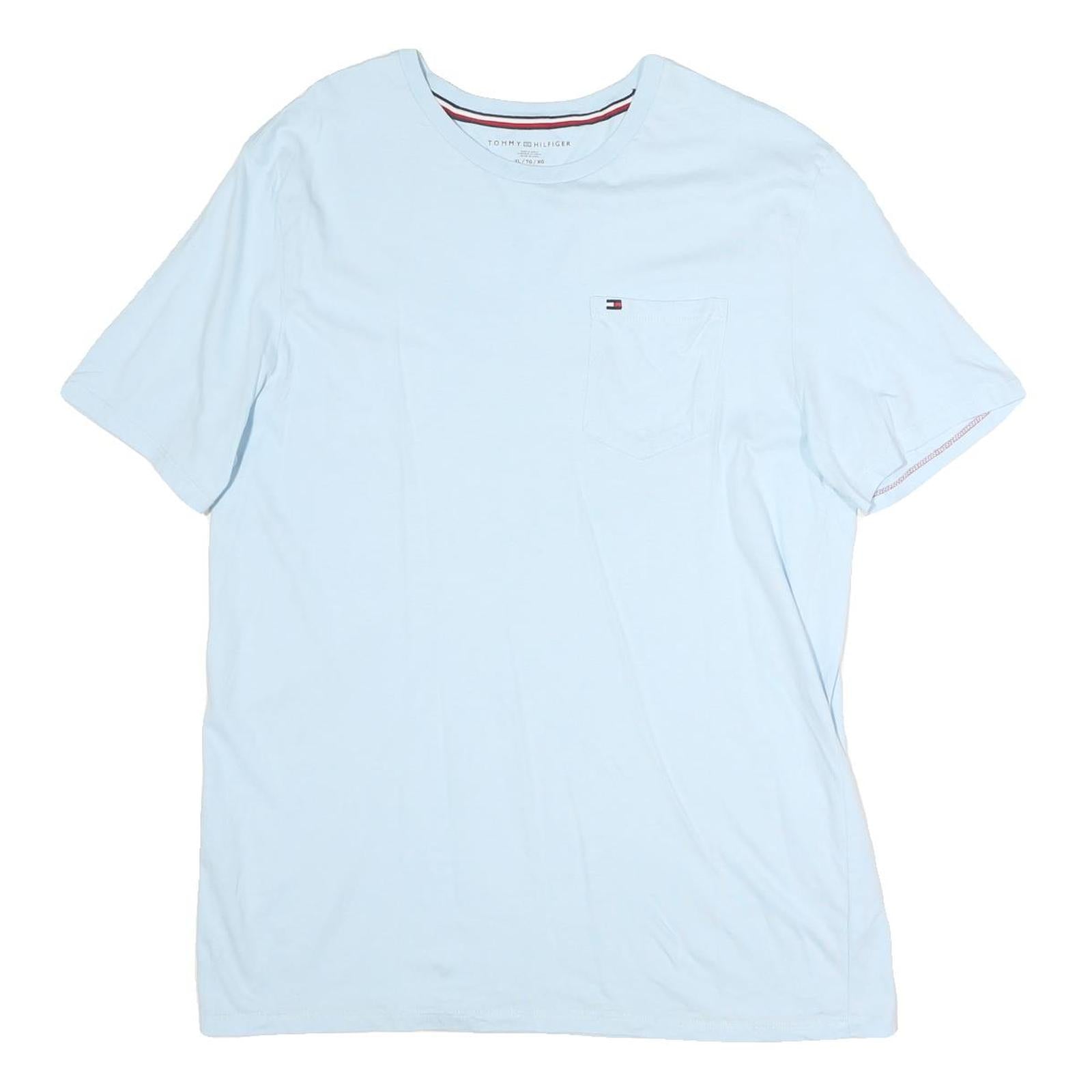 Buy TOMMY HILFIGER Mens Light Blue Pocket T-Shirt XL Short Sleeve Crew Neck Cotton Refurbished - $22.09 TOMMY HILFIGER Mens Light Blue Pocket T-Shirt XL Short Sleeve Crew Neck Cotton Refurbished - N/A refurbished available on Cerqular