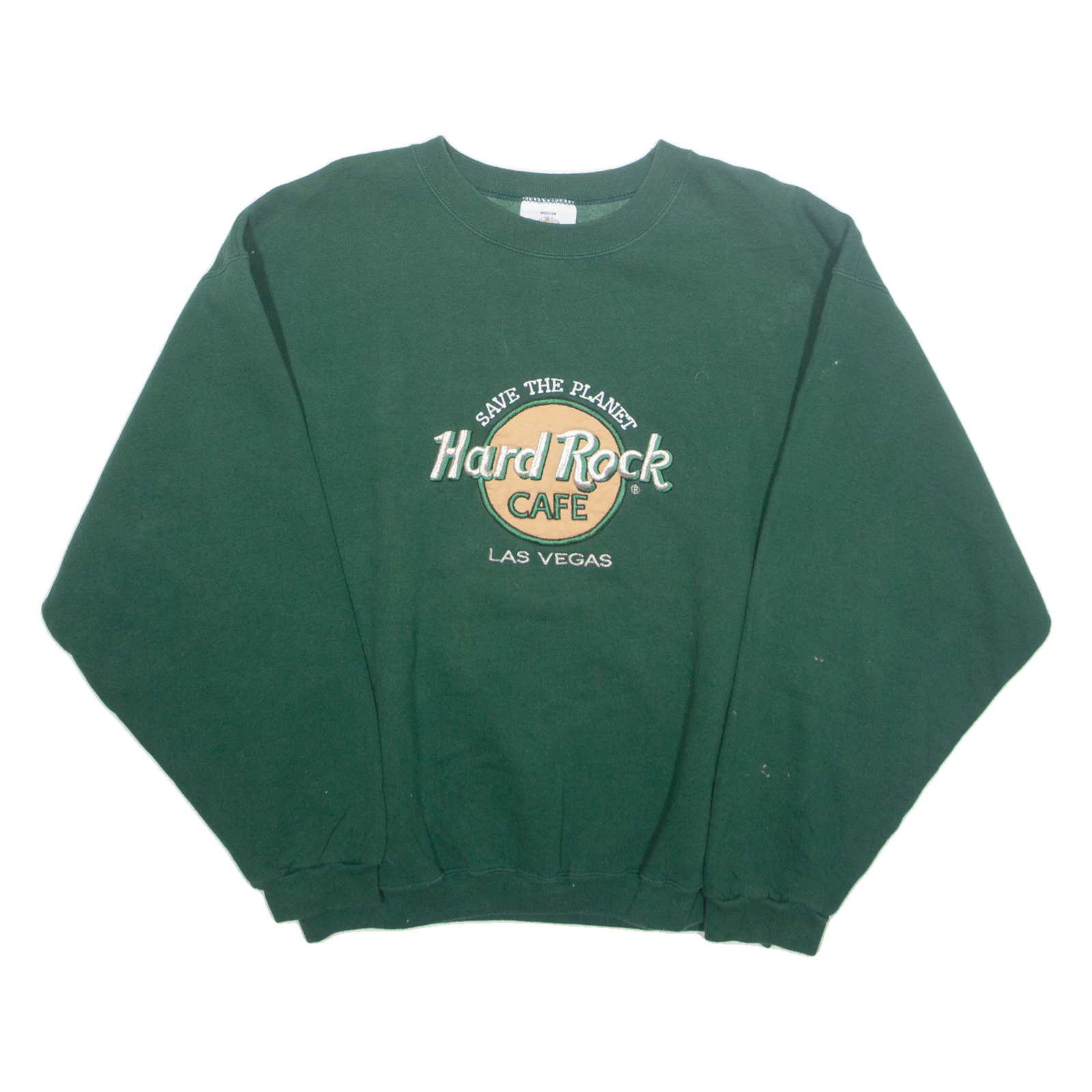 Buy HARD ROCK CAFE Save The Planet Hard Rock Cafe Las Vegas Mens Sweatshirt Green 90s USA M Refurbished - $31.19 HARD ROCK CAFE Save The Planet Hard Rock Cafe Las Vegas Mens Sweatshirt Green 90s USA M Refurbished - N/A refurbished available on Cerqular