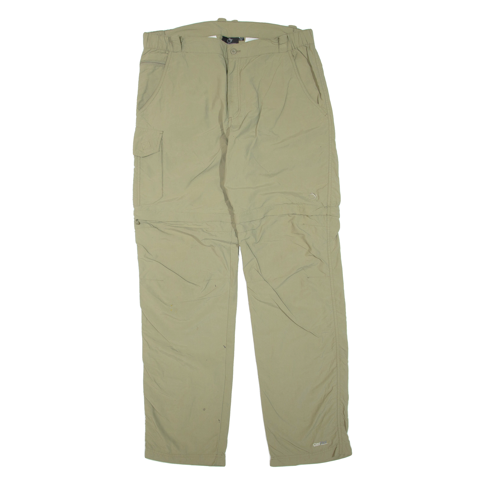 TREVOLUTION Mens Trousers Green Regular Tapered W34 L34 Refurbished - N/A refurbished available on Cerqular