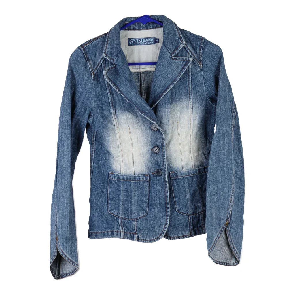 Terranova Denim Jacket - XS Blue Cotton Refurbished - Thrifted (note: this is a term often used to describe second- refurbished available on Cerqular