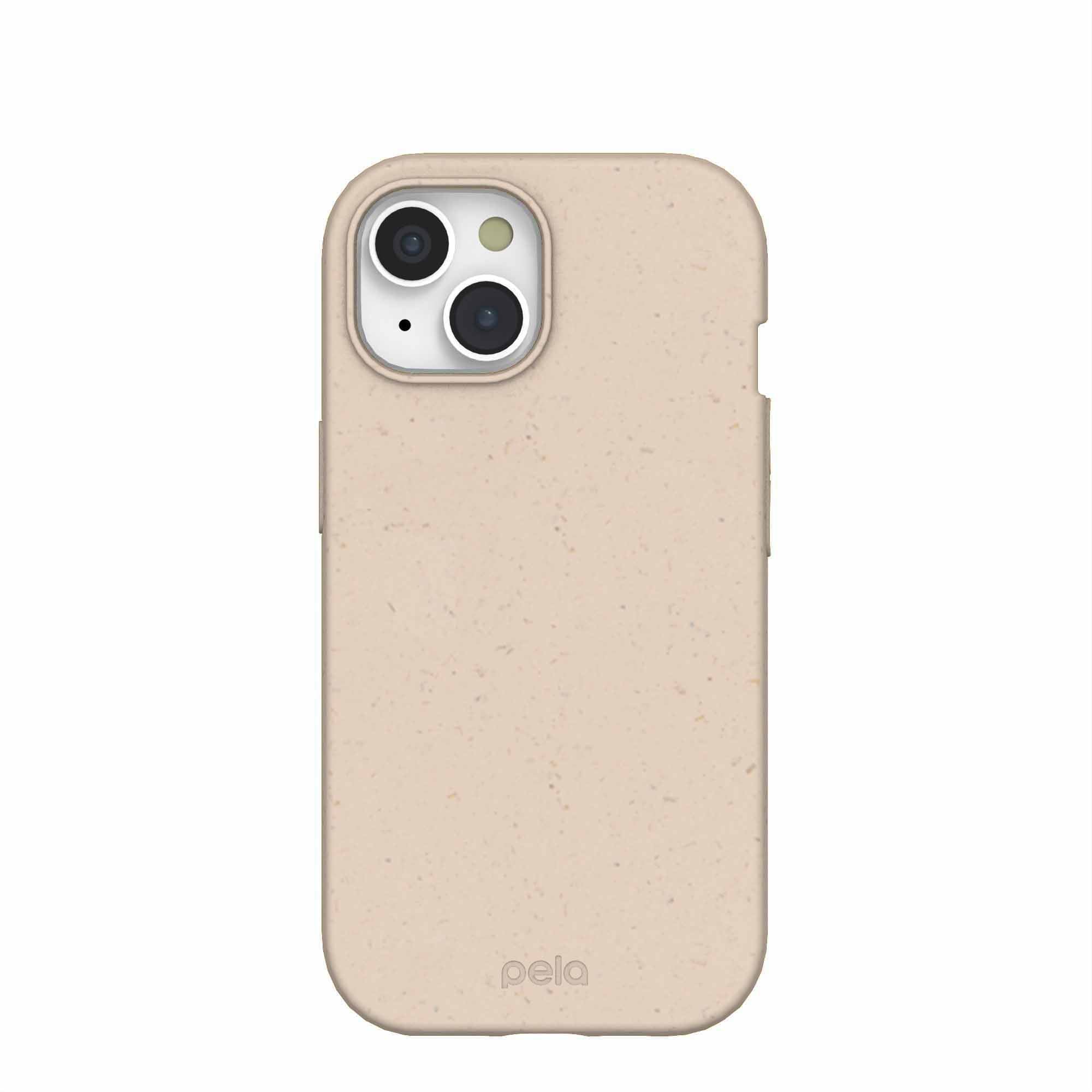 Seashell iPhone 15 Case Refurbished - Pela Case refurbished available on Cerqular
