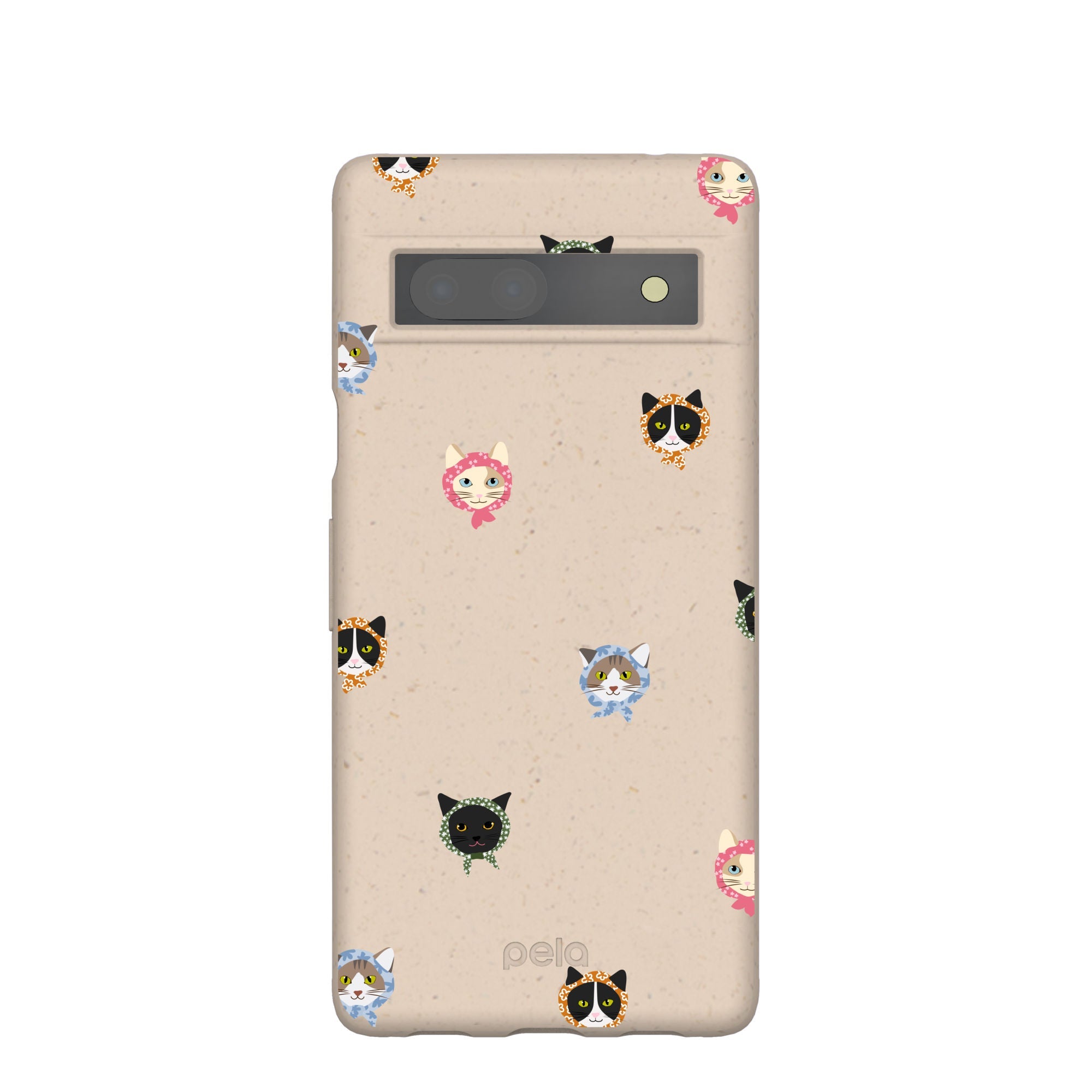 Seashell Cat Couture Google Pixel 7a Case Refurbished - Pela Case refurbished available on Cerqular
