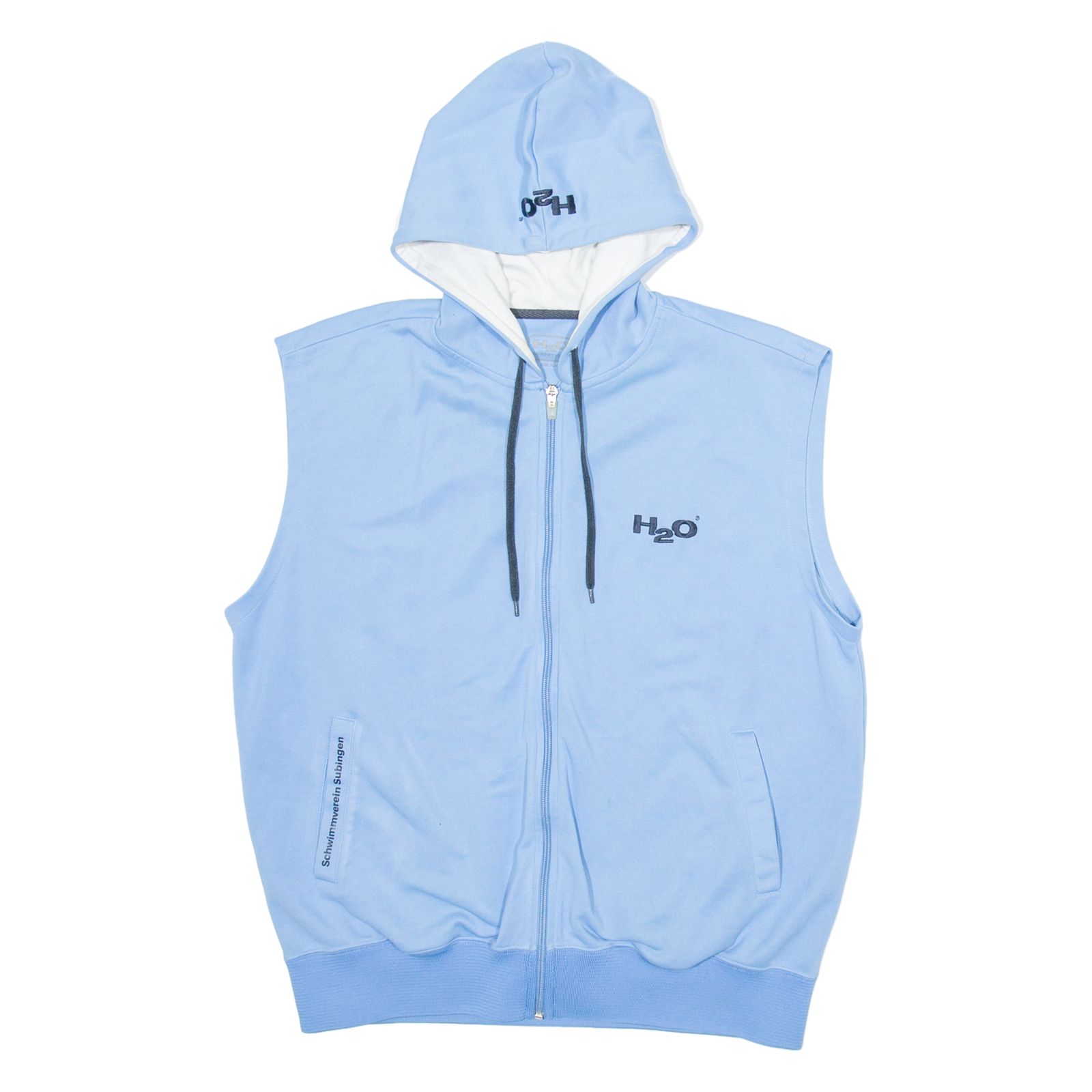 H2O Mens Blue Hoodie Full Zip L Refurbished - N/A refurbished available on Cerqular