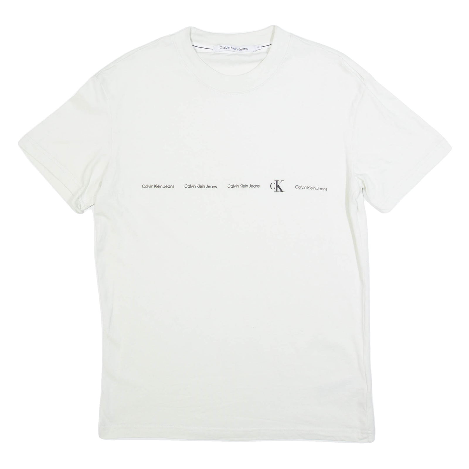 CALVIN KLEIN JEANS Mens T-Shirt Green M Refurbished - N/A refurbished available on Cerqular
