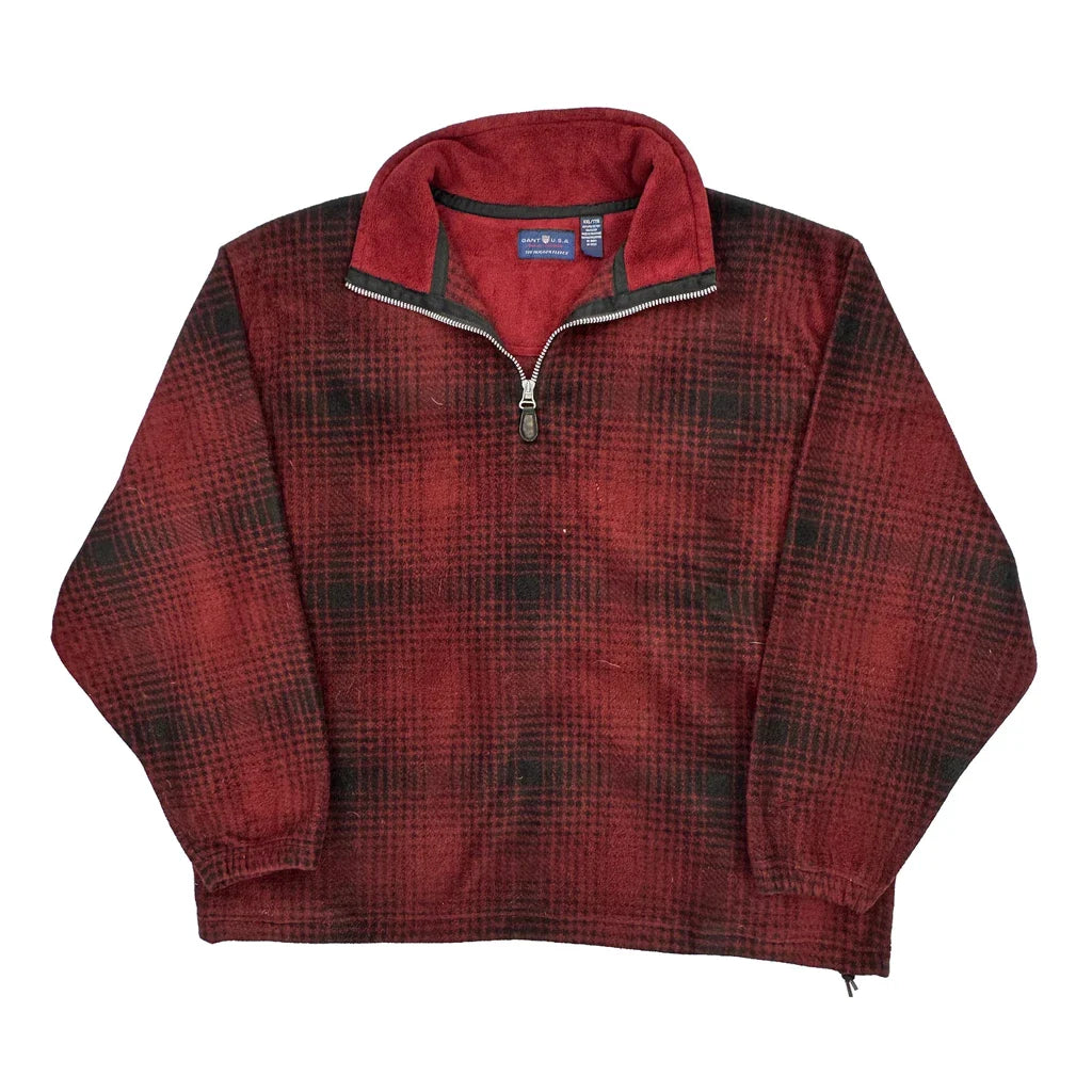 Buy Gant Checked 1/4 Zip - 2XL Black Polyester Refurbished - $73.69 Gant Checked 1/4 Zip - 2XL Black Polyester Refurbished - Thrifted (note: this is a term often used to describe second- refurbished available on Cerqular