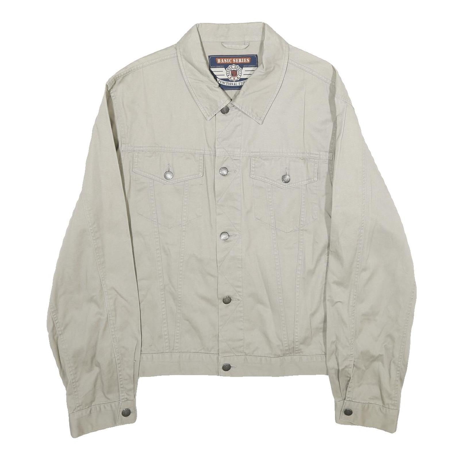 Buy ANGELO LITRICO Mens Cream Cotton Button Jacket L Basic Series Casual Lightweight Refurbished - $37.69 ANGELO LITRICO Mens Cream Cotton Button Jacket L Basic Series Casual Lightweight Refurbished - N/A refurbished available on Cerqular