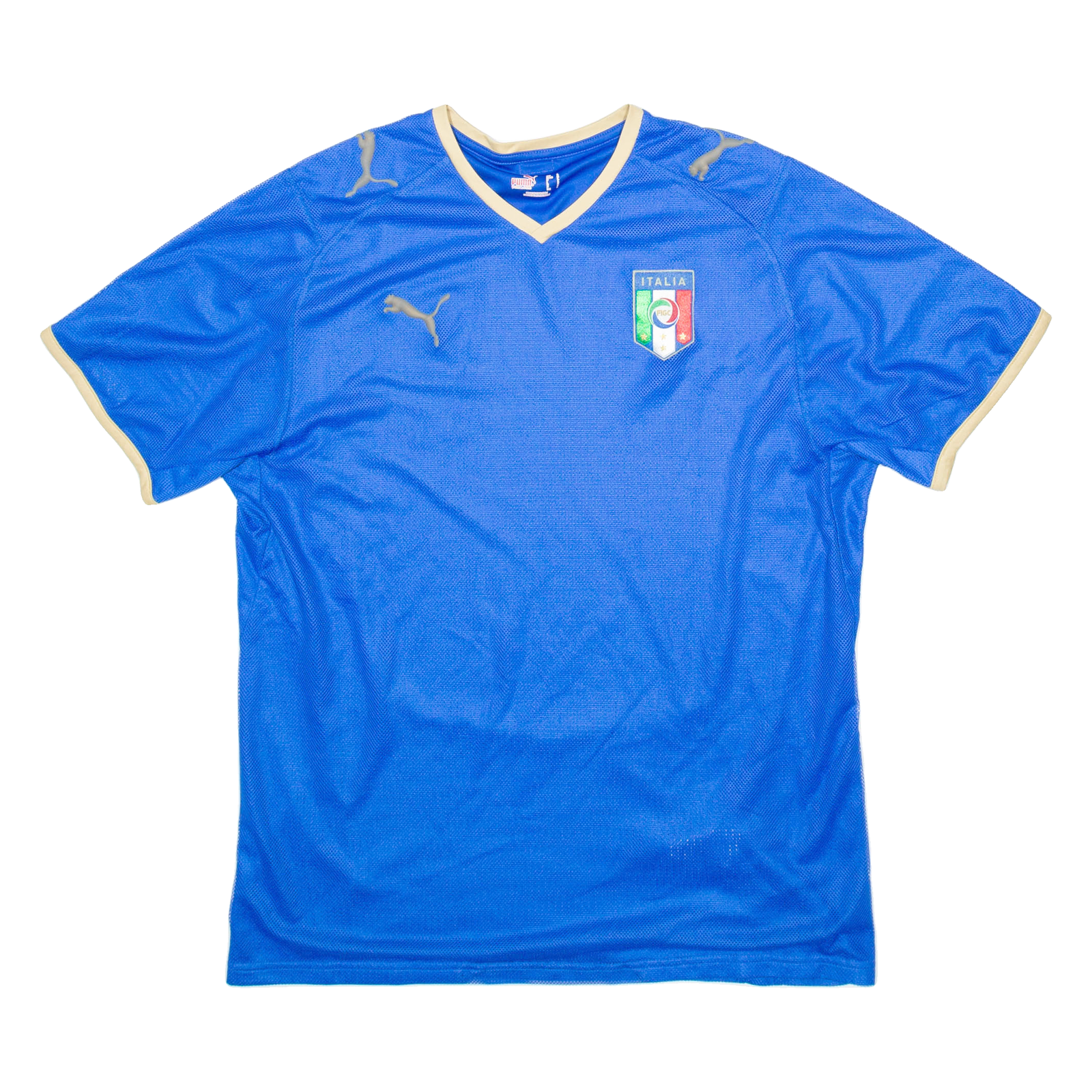 PUMA Italia Mens Football Shirt Jersey Blue L Refurbished - N/A refurbished available on Cerqular