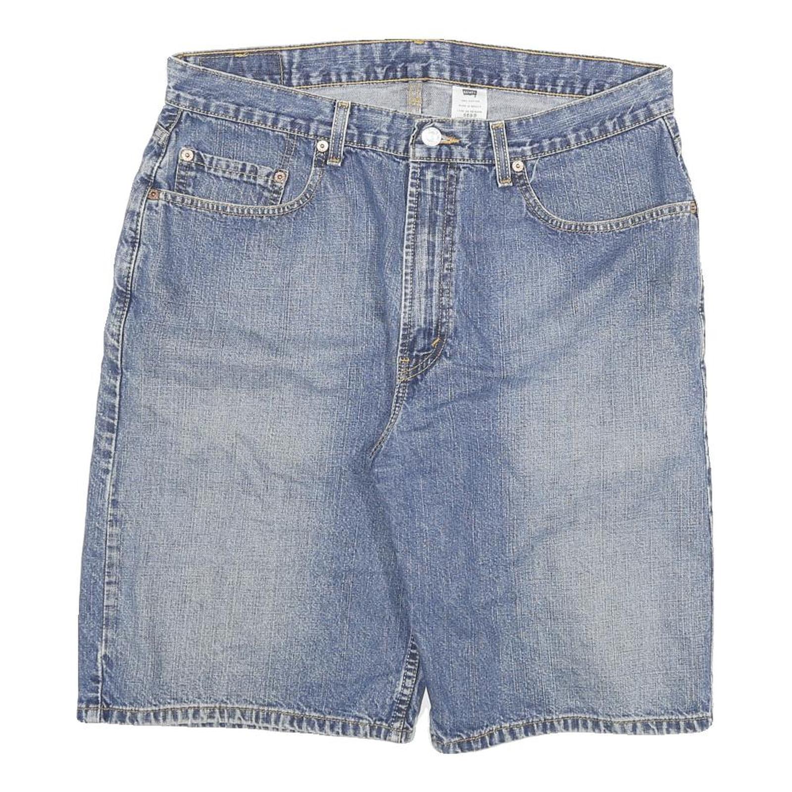 LEVI'S Mens Denim Blue Casual Shorts XL W34 Classic Fit Cotton Blend Refurbished - N/A refurbished available on Cerqular