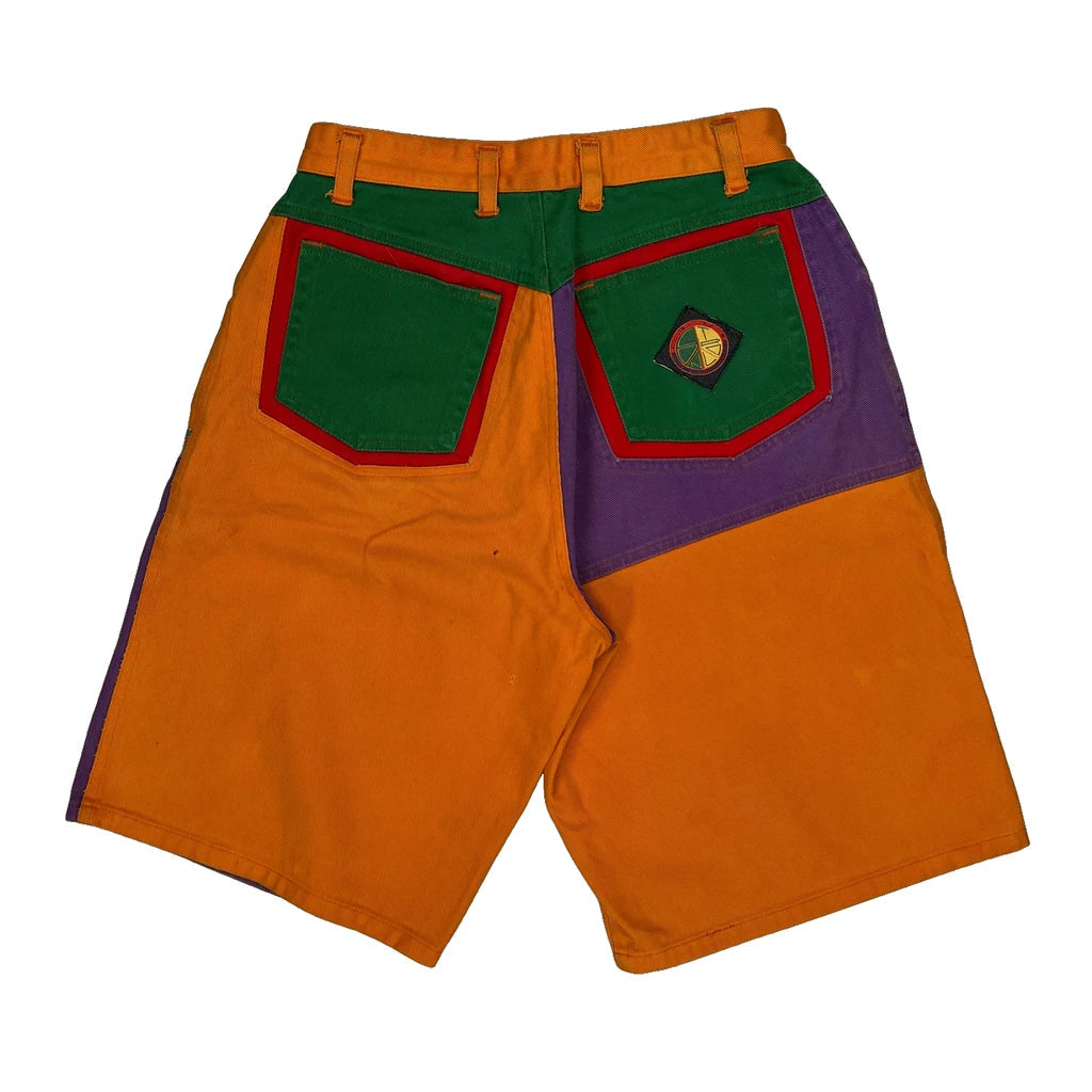 Unbranded Graphic Shorts - 28″ Waist Red Cotton Refurbished - Thrifted (note: this is a term often used to describe second- refurbished available on Cerqular