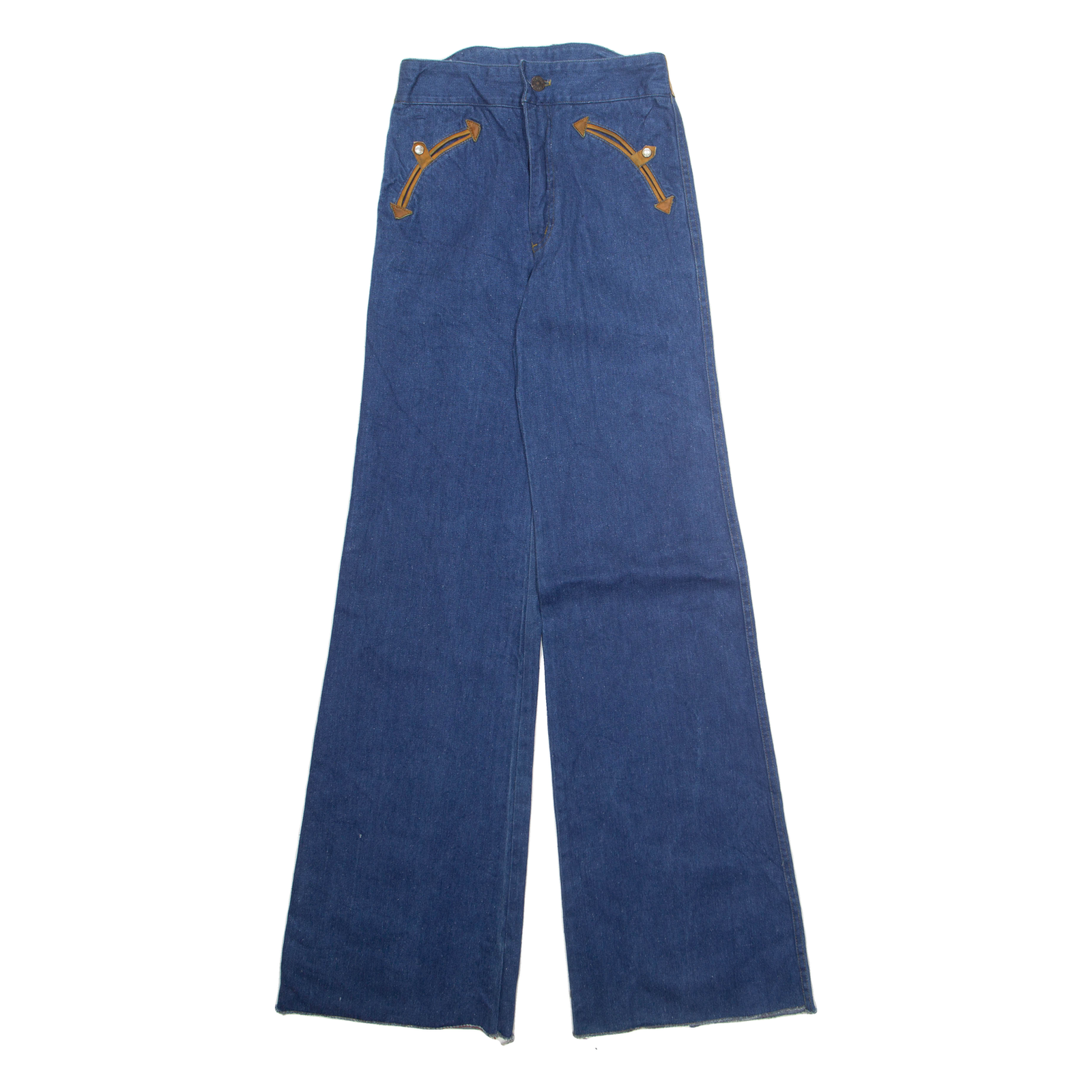 Womens Jeans Blue Regular Wide-Leg W24 L36 Refurbished - N/A refurbished available on Cerqular