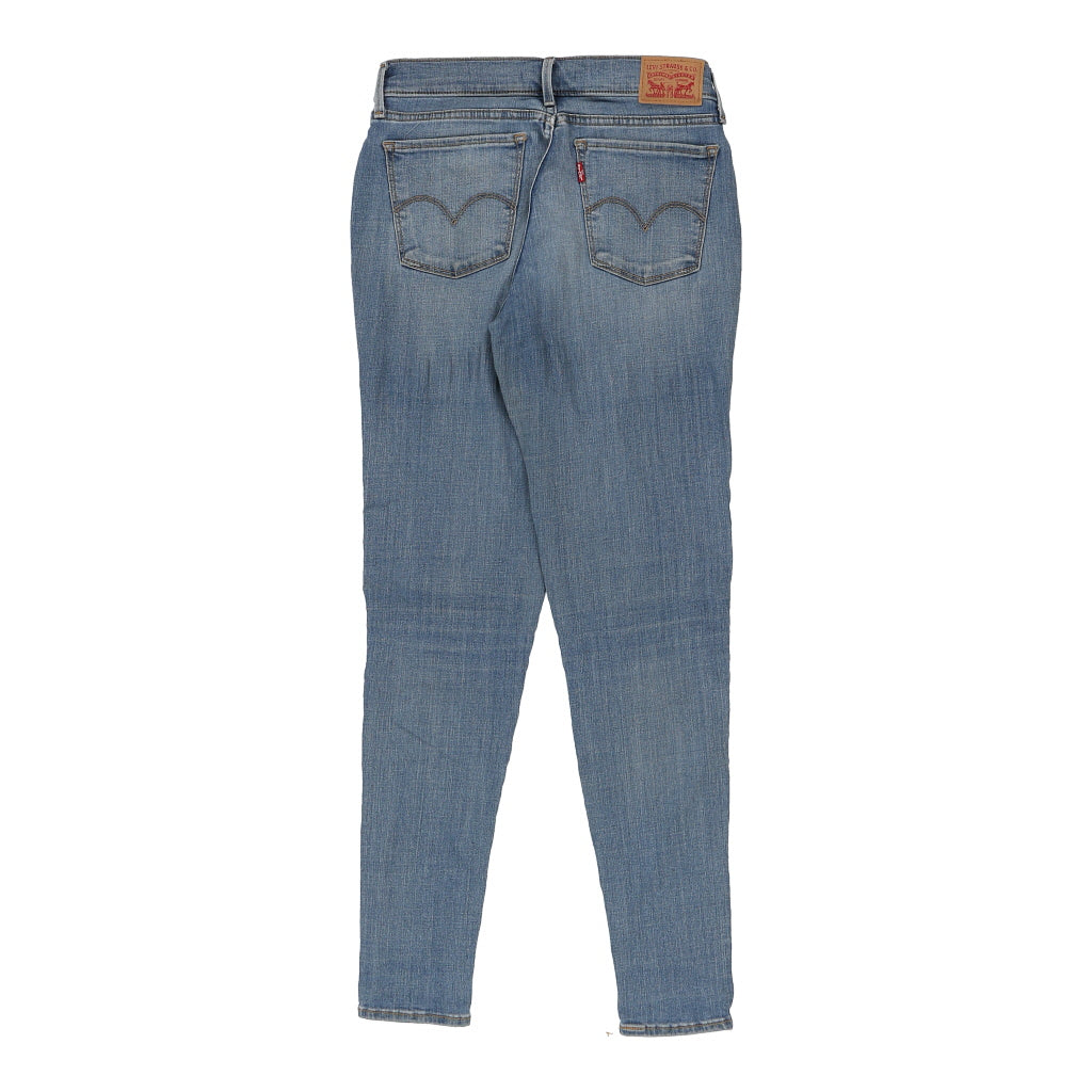 Levis Skinny Jeans - 28W UK 6 Blue Cotton Refurbished - Thrifted (note: this is a term often used to describe second- refurbished available on Cerqular