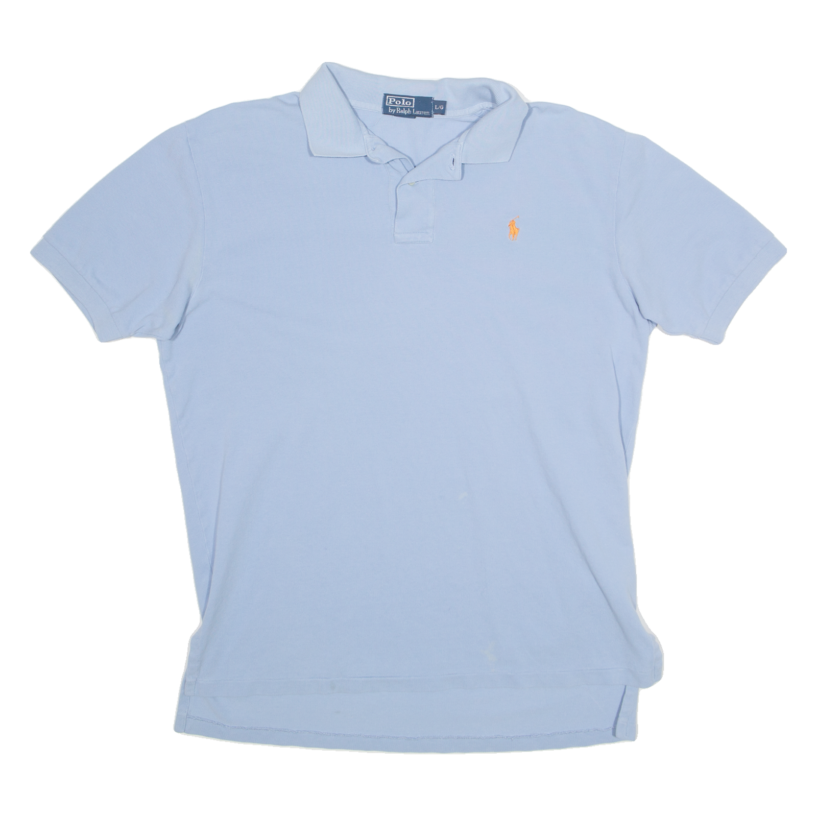 POLO RALPH LAUREN Mens Polo Shirt Blue L Refurbished - N/A refurbished available on Cerqular