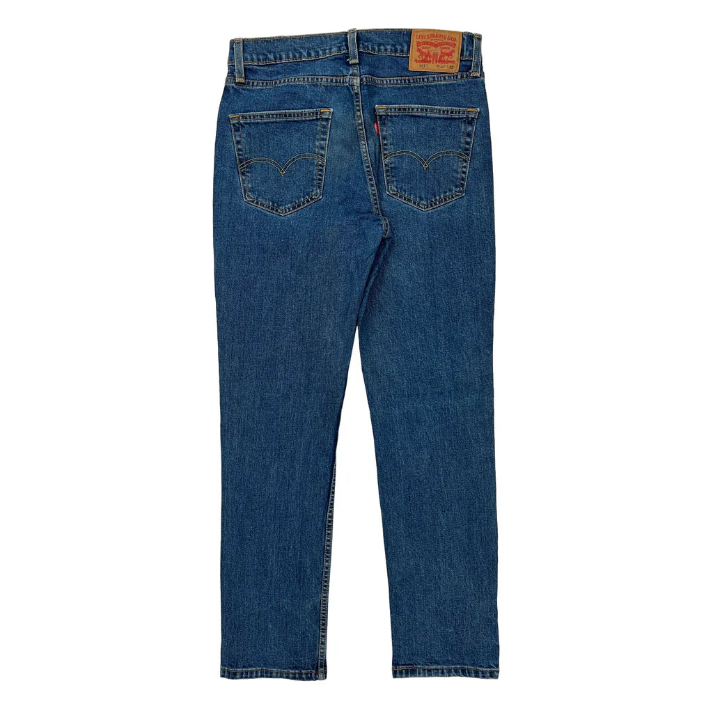 511 Levis Jeans - 32W 32L Blue Cotton Refurbished - Thrifted (note: this is a term often used to describe second- refurbished available on Cerqular