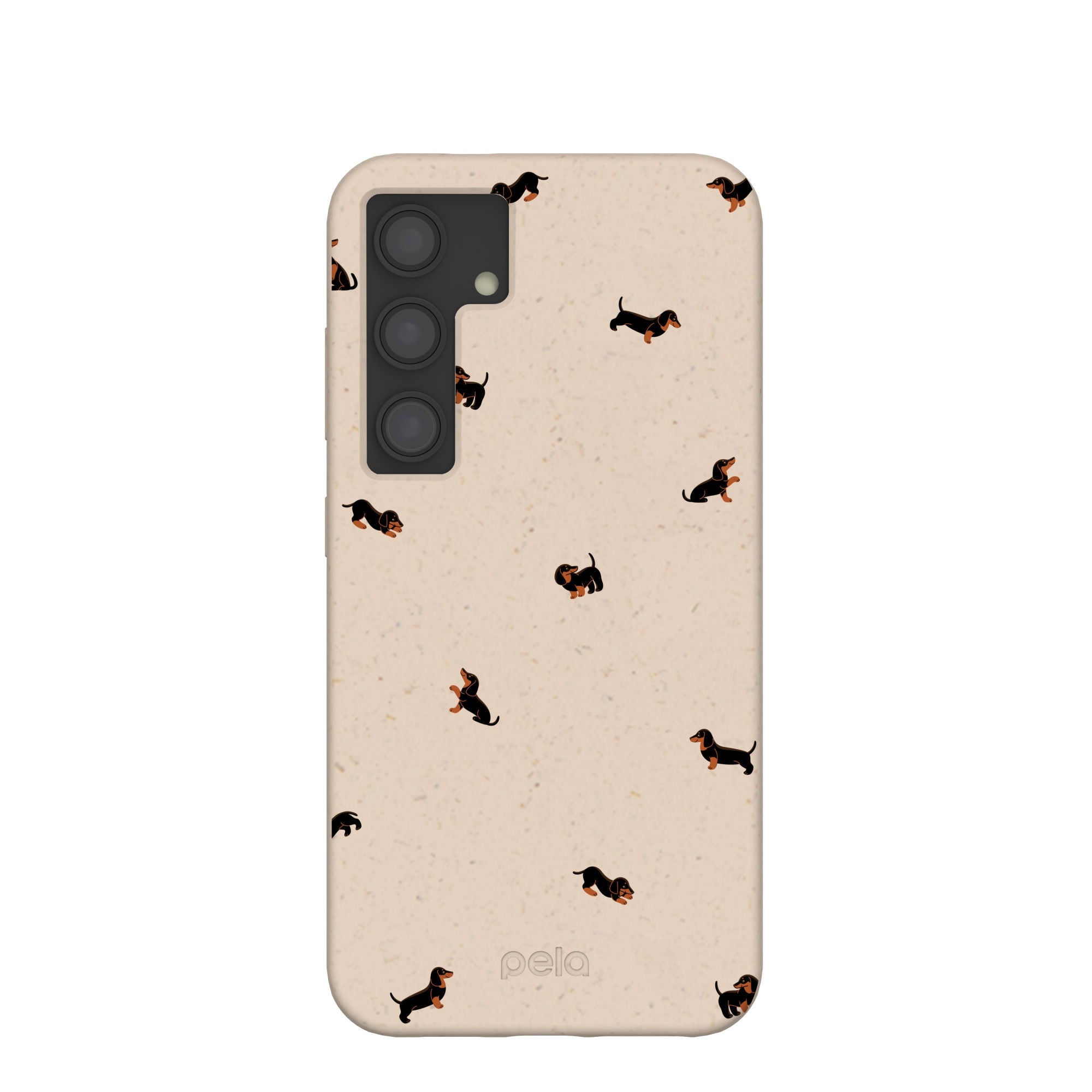 Seashell Lil Dachshunds Samsung Galaxy S24 Case Refurbished - Pela Case refurbished available on Cerqular