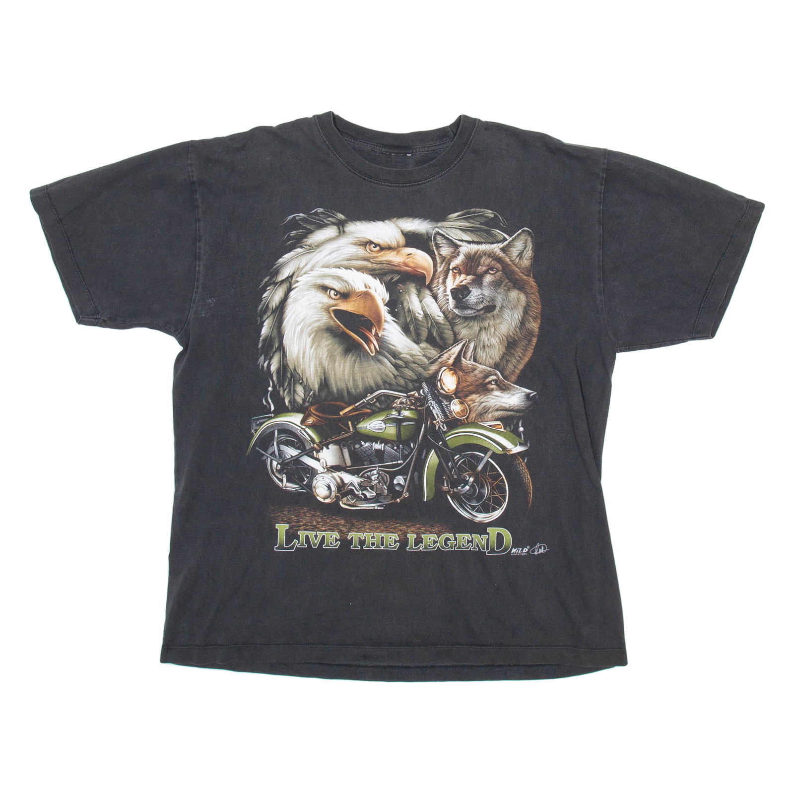 Live The Legends Mens T-Shirt Black L Refurbished - N/A refurbished available on Cerqular