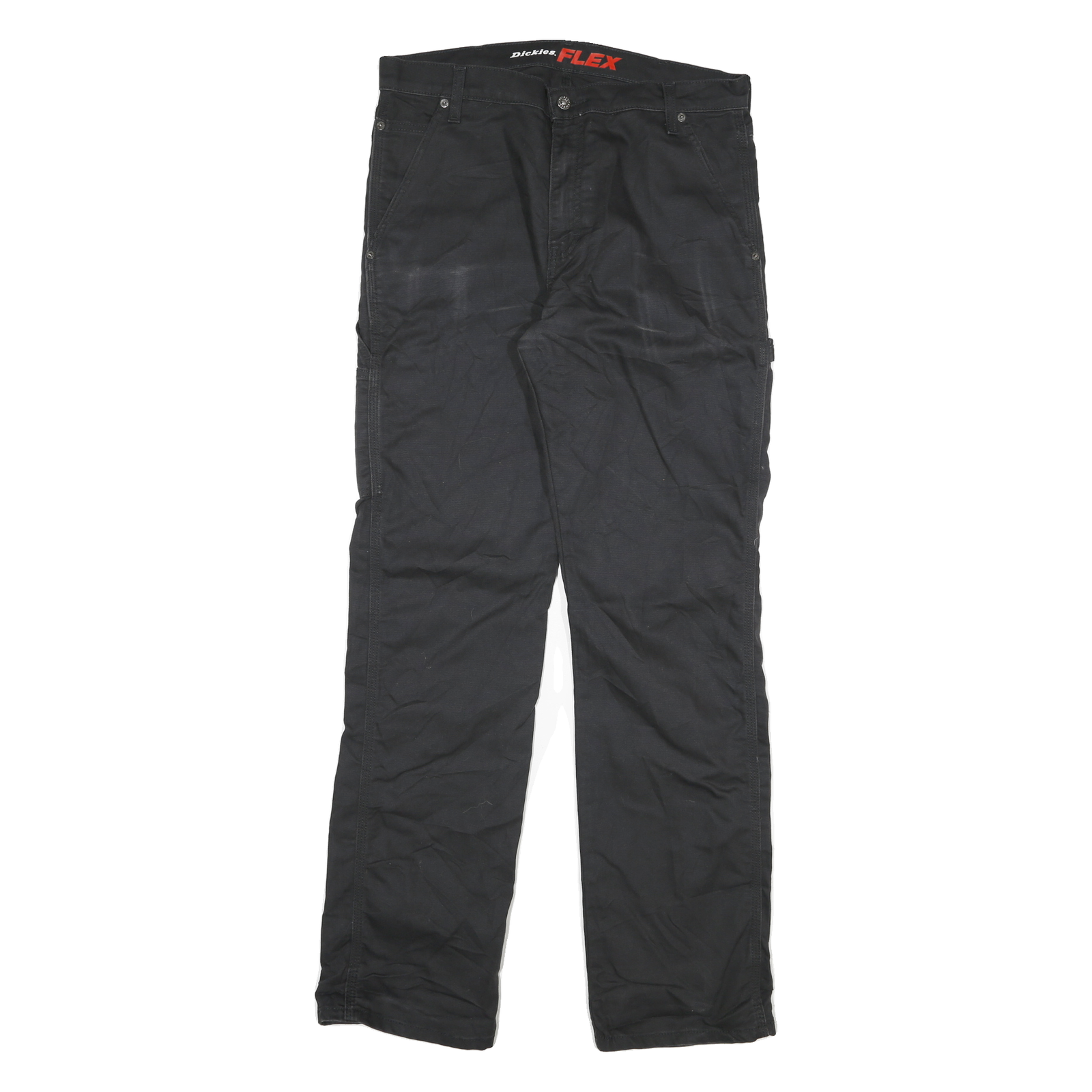 Buy DICKIES Mens Cotton Blend Black Regular Fit Straight Leg Trousers W32 L33 Refurbished - $40.29 DICKIES Mens Cotton Blend Black Regular Fit Straight Leg Trousers W32 L33 Refurbished - N/A refurbished available on Cerqular