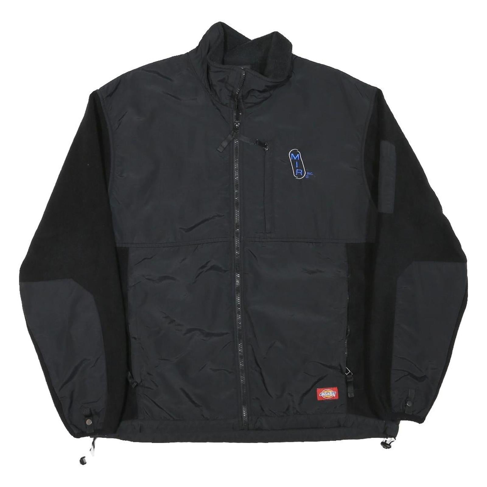 DICKIES Mens Black & Grey Workwear Jacket M Polyester Blend Plain Zip M Refurbished - N/A refurbished available on Cerqular