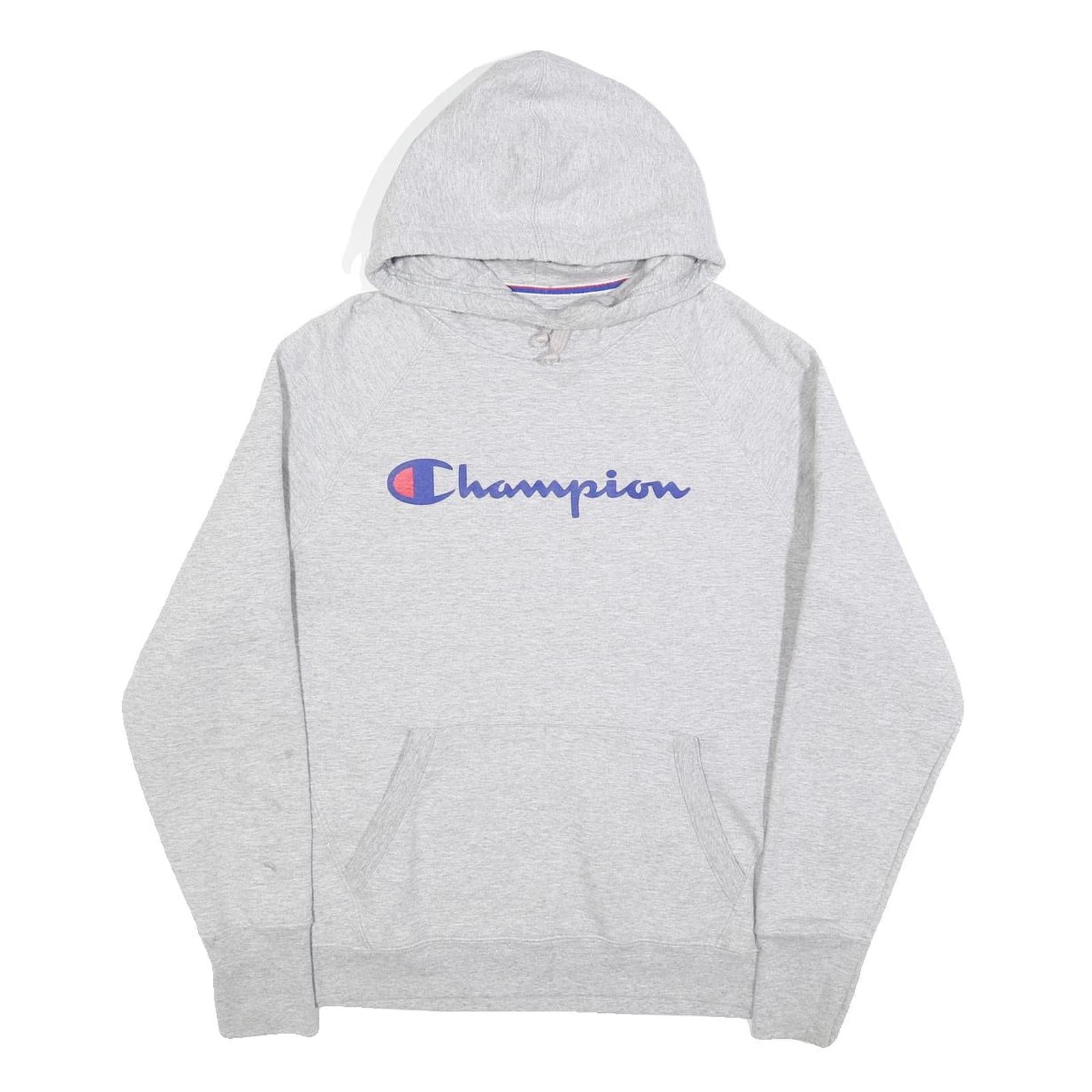 Buy CHAMPION Womens Grey Pullover Hoodie L Cotton Blend Logo Sweatshirt Refurbished - $33.79 CHAMPION Womens Grey Pullover Hoodie L Cotton Blend Logo Sweatshirt Refurbished - N/A refurbished available on Cerqular