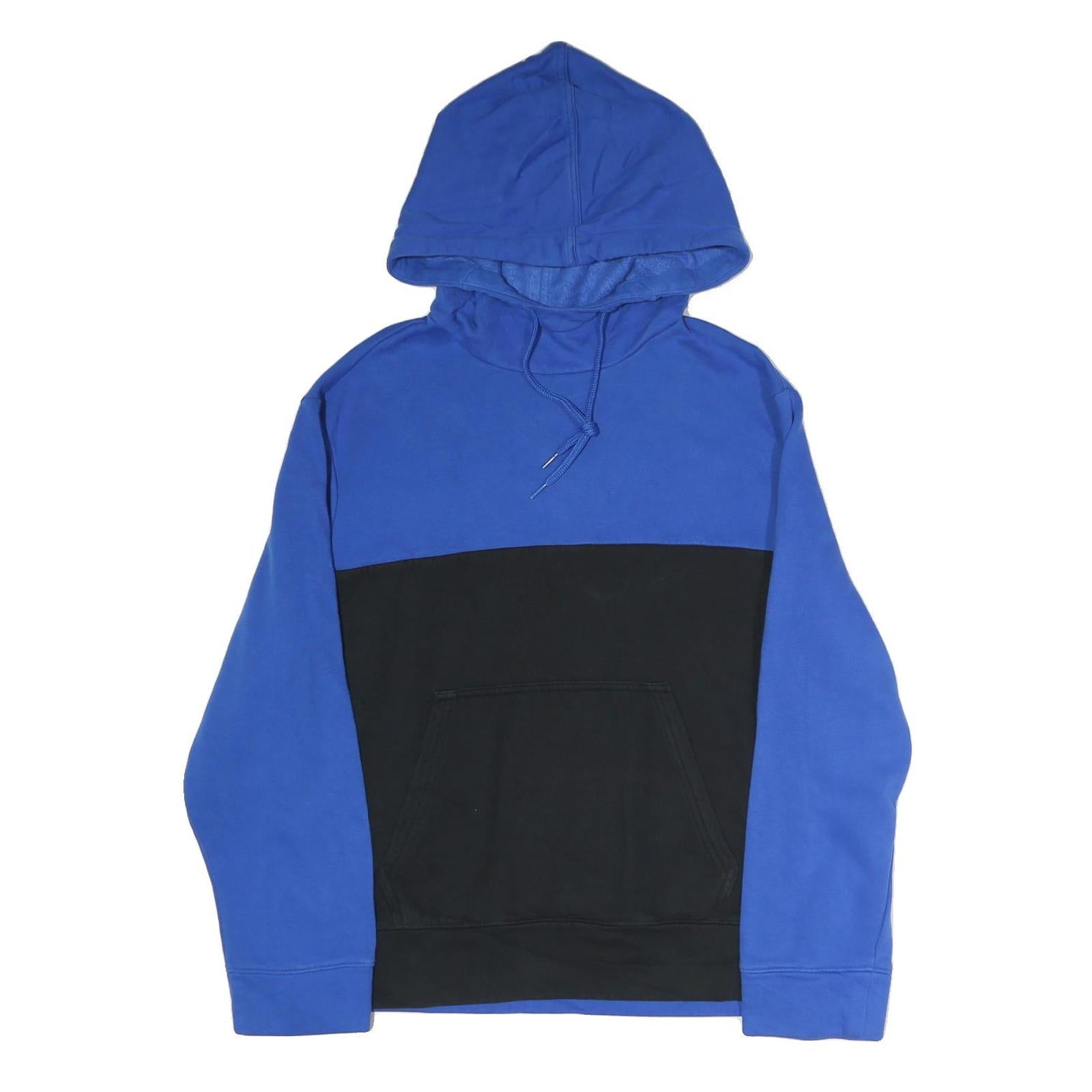 CALVIN KLEIN JEANS Mens Blue & Black Hoodie M Cotton Pullover Casual Wear Refurbished - N/A refurbished available on Cerqular