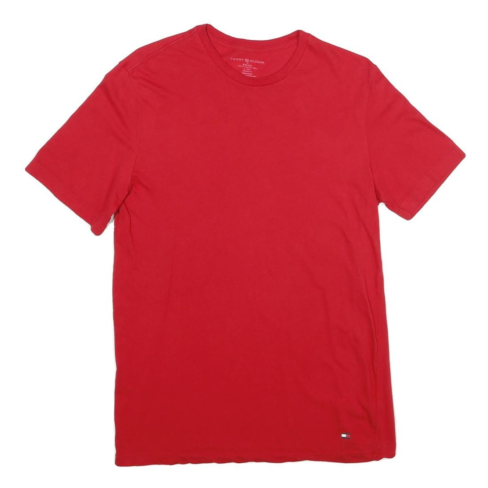 Buy TOMMY HILFIGER Mens Red T-Shirt M Short Sleeve Crew Neck Plain Cotton Casual Refurbished - $22.09 TOMMY HILFIGER Mens Red T-Shirt M Short Sleeve Crew Neck Plain Cotton Casual Refurbished - N/A refurbished available on Cerqular