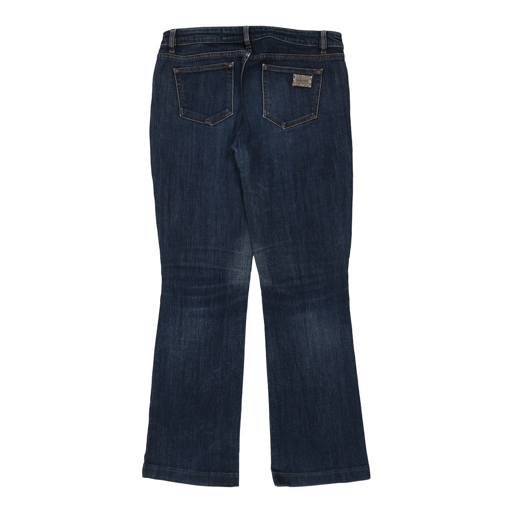 Mangano Jeans - 30W 30L Dark Wash Cotton Refurbished - Thrifted (note: this is a term often used to describe second- refurbished available on Cerqular