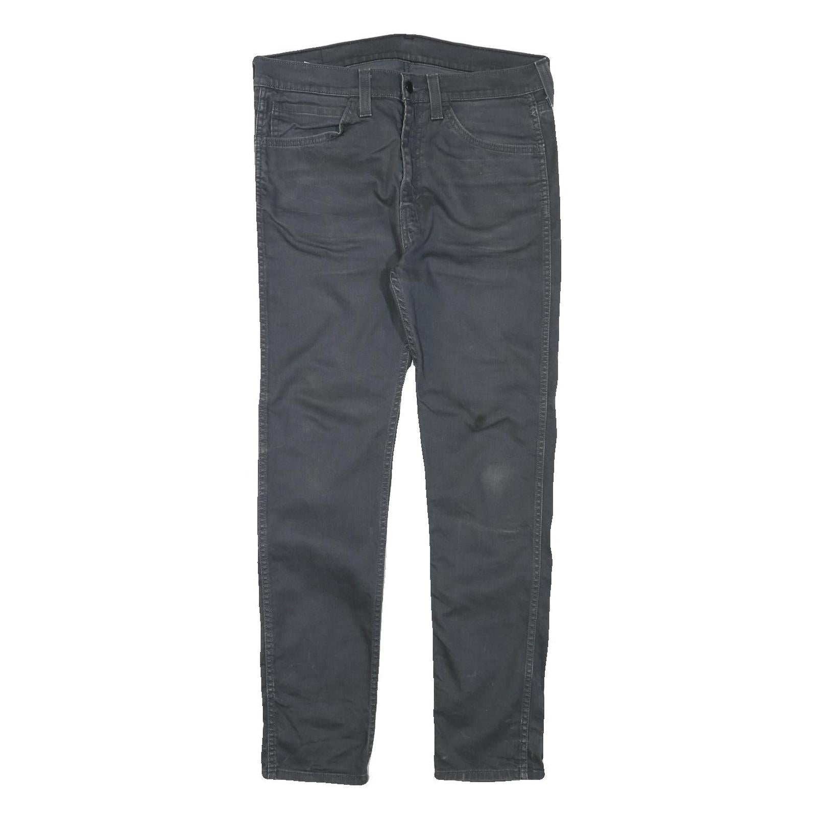 LEVI'S Mens Slim Black Jeans Denim W34 L29 Zip Classic Fit Casual Wear Refurbished - N/A refurbished available on Cerqular