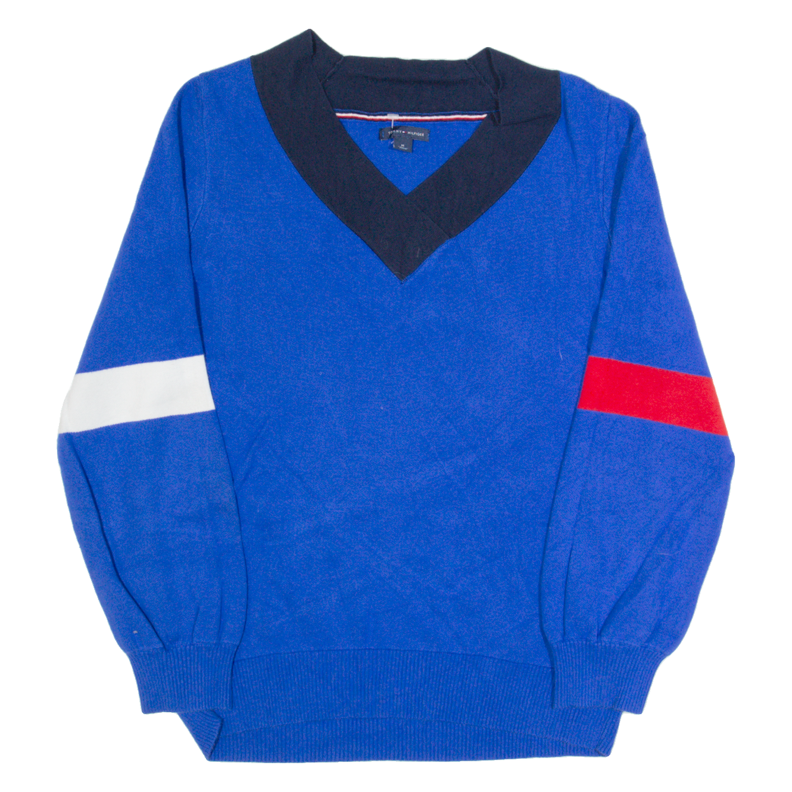 Buy TOMMY HILFIGER Womens Jumper Blue V-Neck Tight Knit M Refurbished - $28.59 TOMMY HILFIGER Womens Jumper Blue V-Neck Tight Knit M Refurbished - N/A refurbished available on Cerqular
