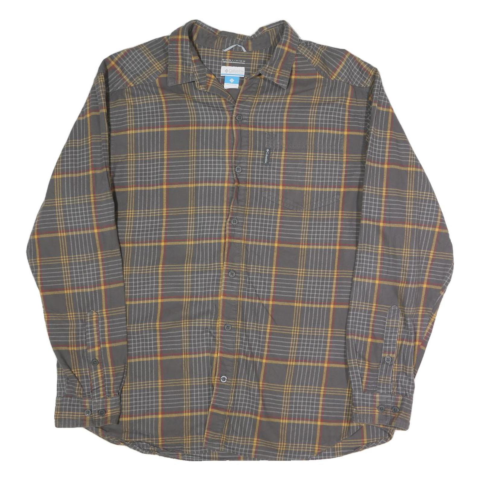 Buy COLUMBIA Mens Grey Brown & Yellow Check Shirt XL Cotton Blend Long Sleeve Casual Refurbished - $32.49 COLUMBIA Mens Grey Brown & Yellow Check Shirt XL Cotton Blend Long Sleeve Casual Refurbished - N/A refurbished available on Cerqular