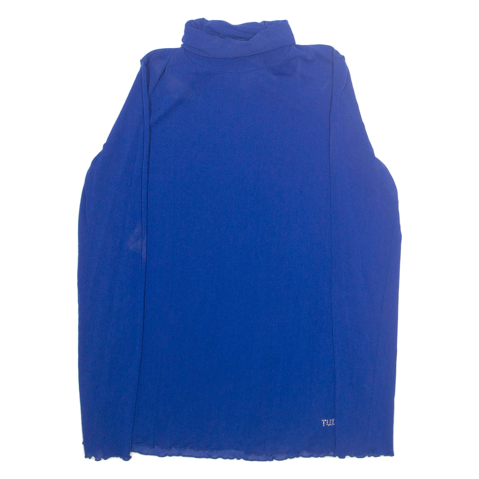 Womens Blouse Blue High Neck Long Sleeve S Refurbished - N/A refurbished available on Cerqular