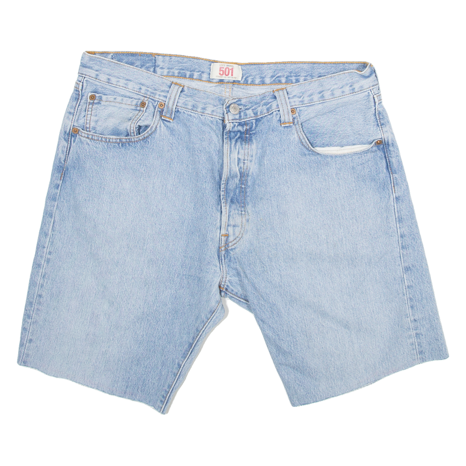 LEVI'S 501 Womens Jorts Shorts Blue L W36 Refurbished - N/A refurbished available on Cerqular