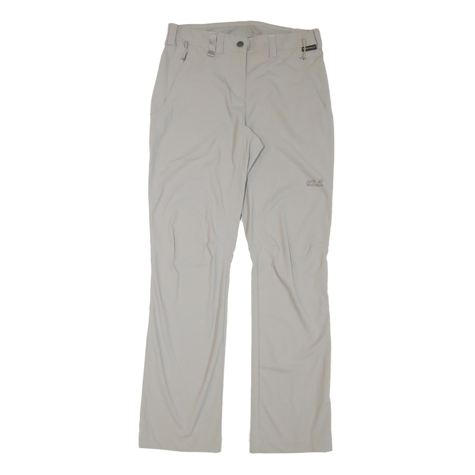 JACK WOLFSKIN Womens Beige Polyester Blend Regular Straight Trousers W30 L32 Refurbished - N/A refurbished available on Cerqular