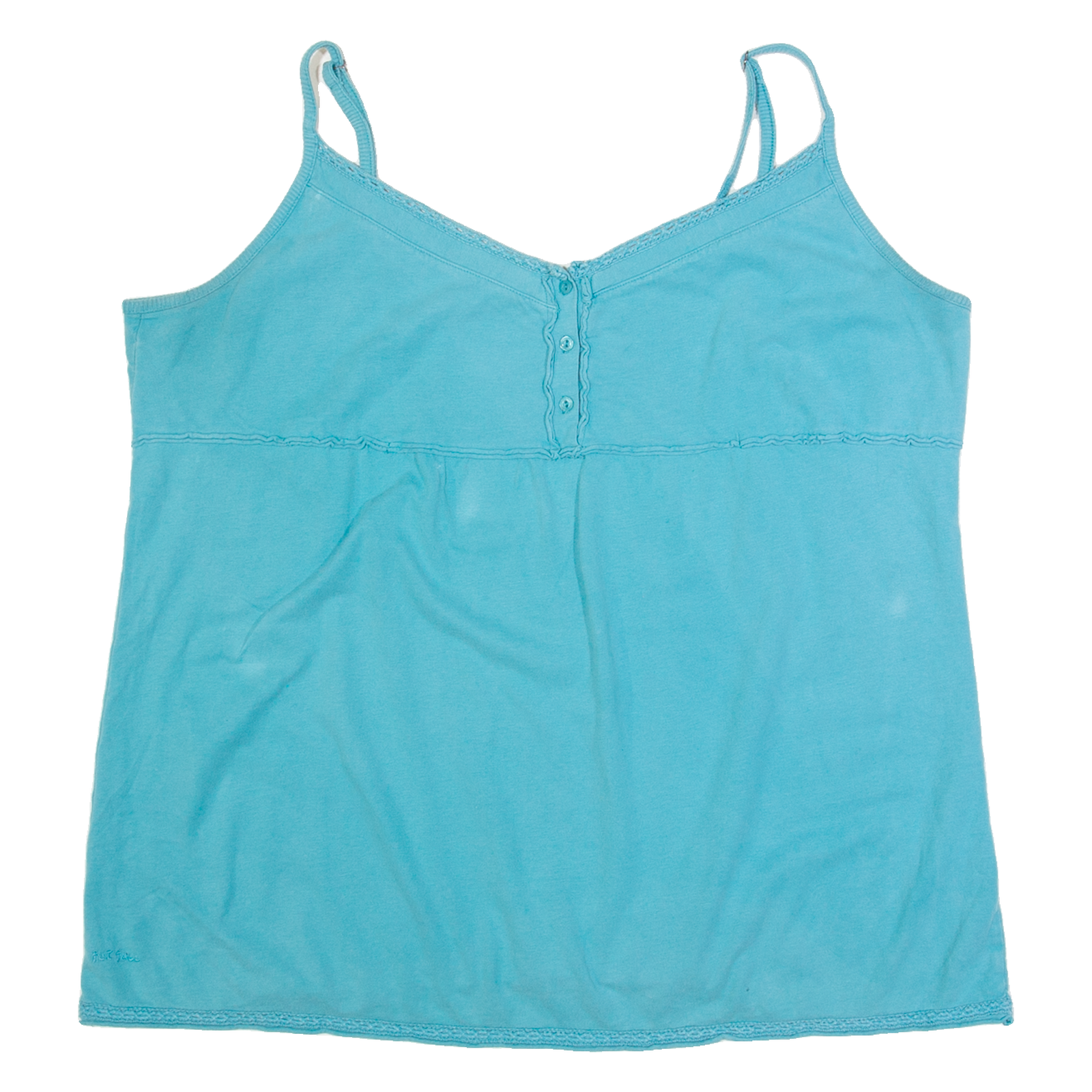 FAT FACE Womens Camisole Top Blue V-Neck Sleeveless UK 18 Refurbished - N/A refurbished available on Cerqular
