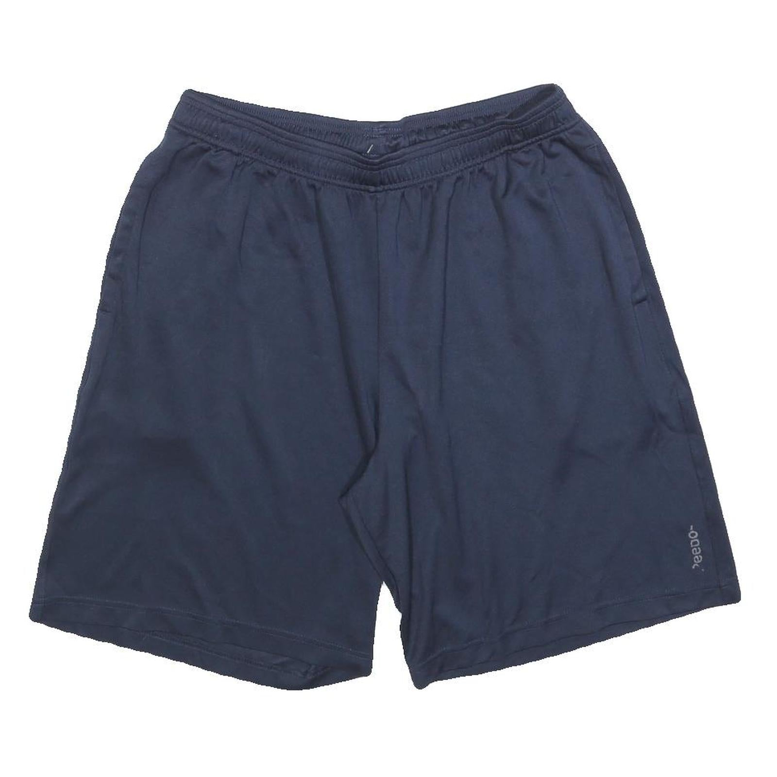 REEBOK Mens Navy Blue Sports Casual Shorts L W30 Athletic Fitness Gym Refurbished - N/A refurbished available on Cerqular