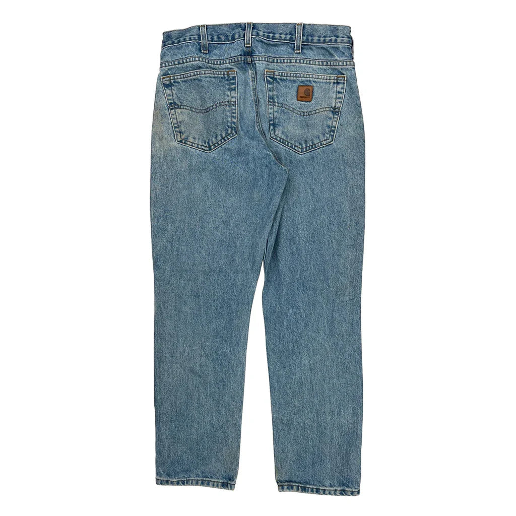 Buy Carhartt Jeans - 32W 30L Blue Cotton Refurbished - $60.29 Carhartt Jeans - 32W 30L Blue Cotton Refurbished - Thrifted (note: this is a term often used to describe second- refurbished available on Cerqular