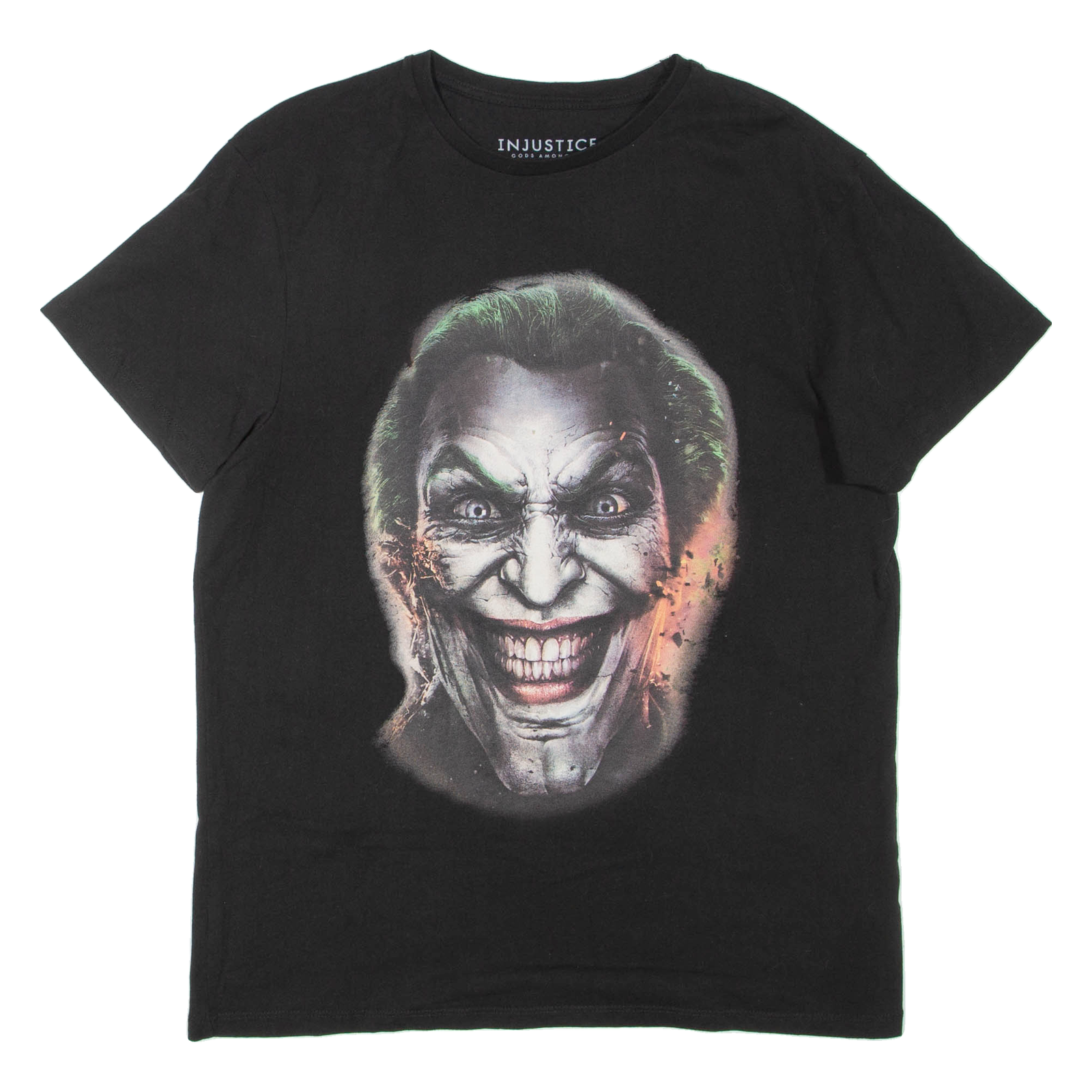 INJUSTICE Mens T-Shirt Black XL Refurbished - N/A refurbished available on Cerqular