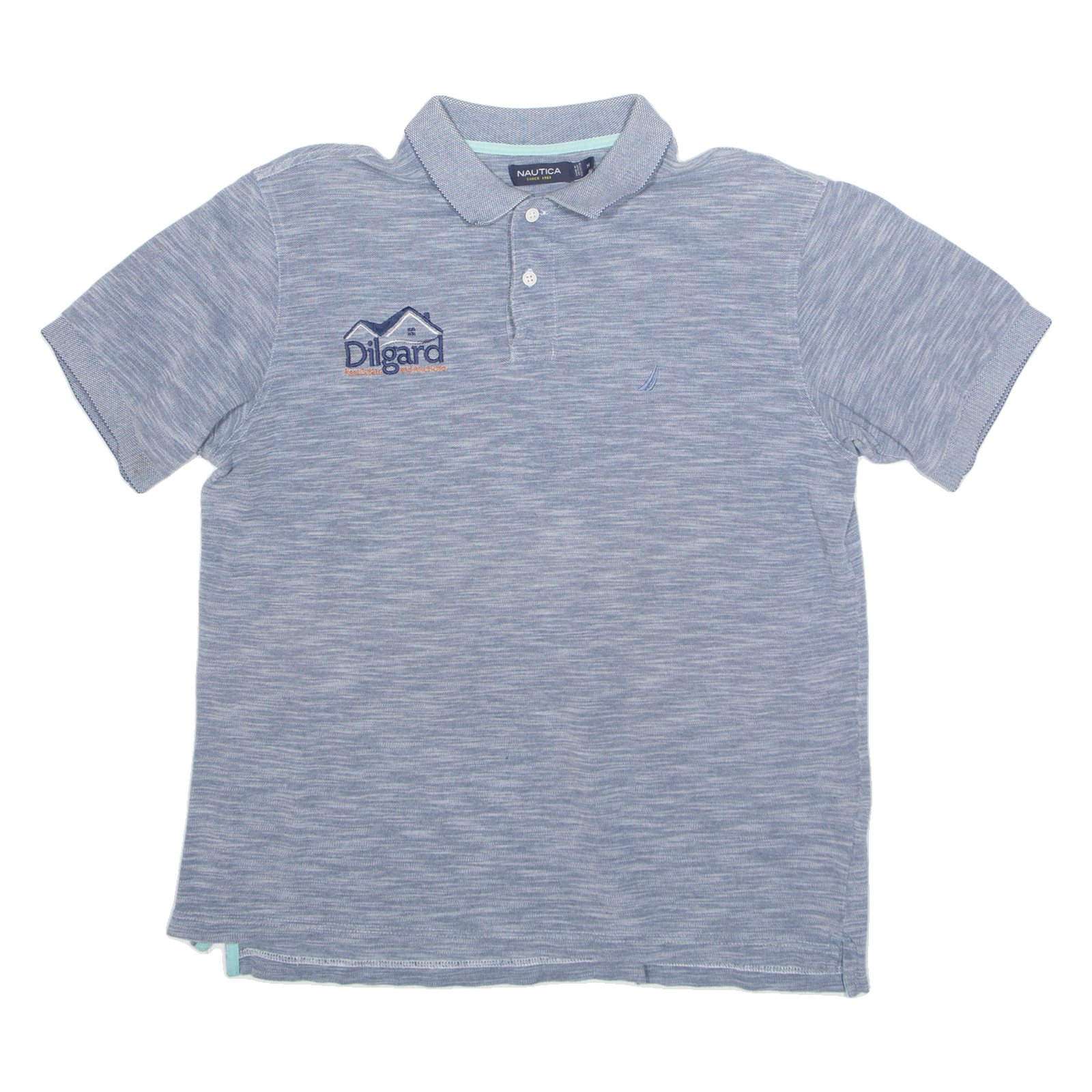 NAUTICA Mens Polo Shirt Blue M Refurbished - N/A refurbished available on Cerqular