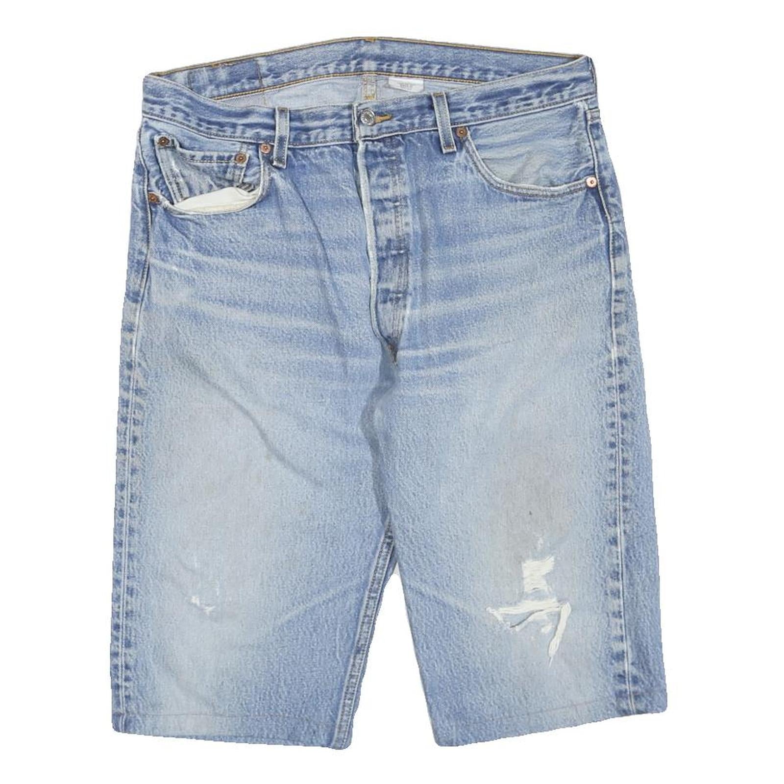 Buy LEVI'S Mens Denim Blue Casual Shorts L W36 Distressed Cotton Blend Refurbished - $22.09 LEVI'S Mens Denim Blue Casual Shorts L W36 Distressed Cotton Blend Refurbished - N/A refurbished available on Cerqular