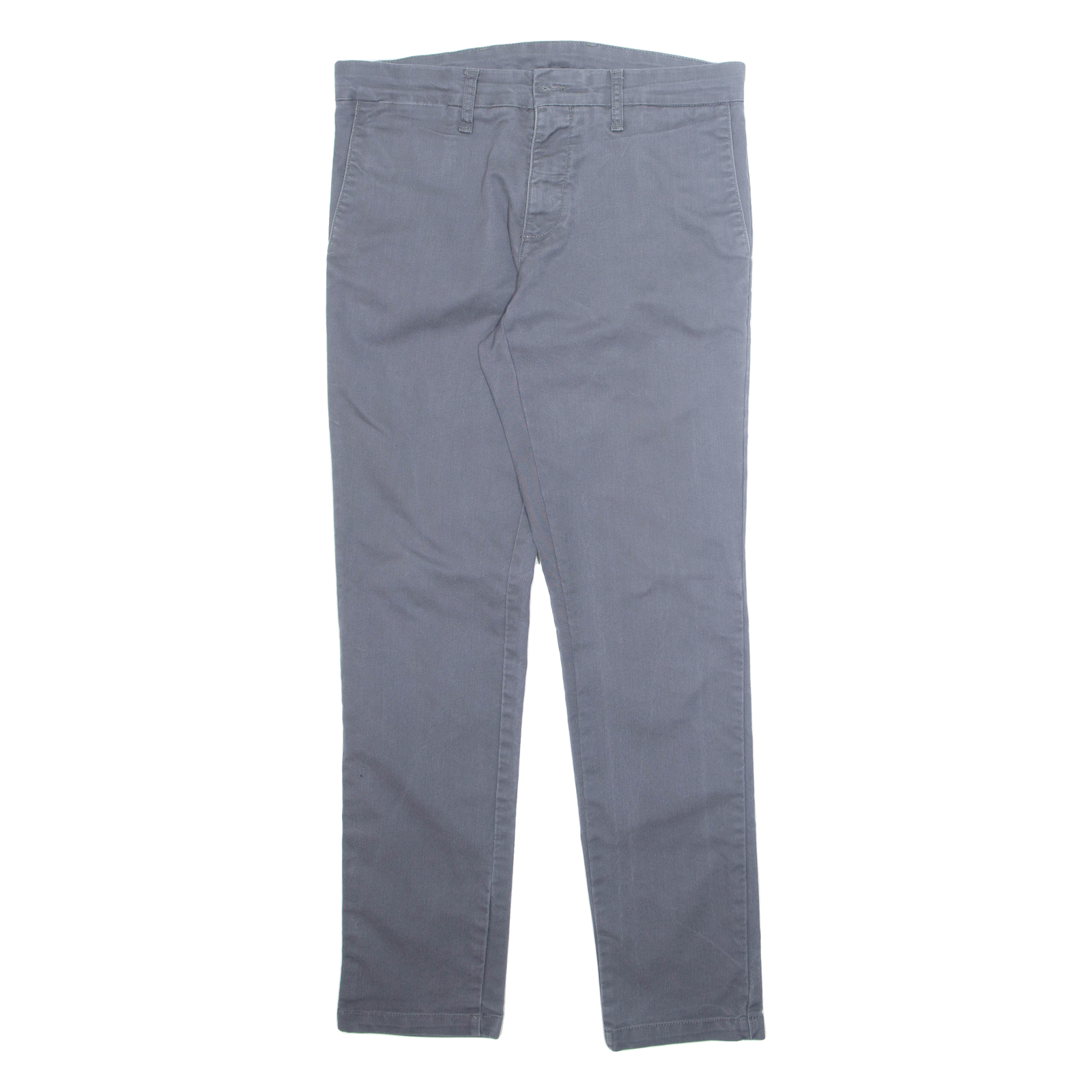 CARHARTT Chino Womens Trousers Grey Regular Tapered W32 L32 Refurbished - N/A refurbished available on Cerqular