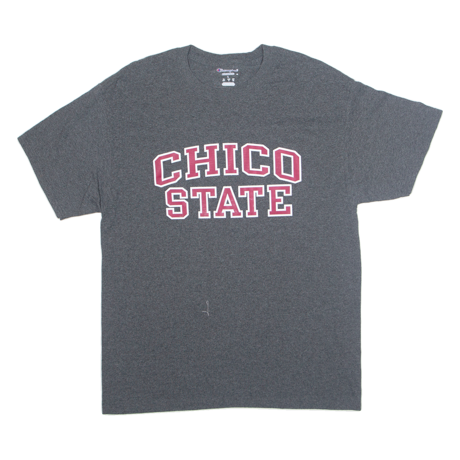 CHAMPION CHICO STATE Mens T-Shirt Grey USA L Refurbished - N/A refurbished available on Cerqular