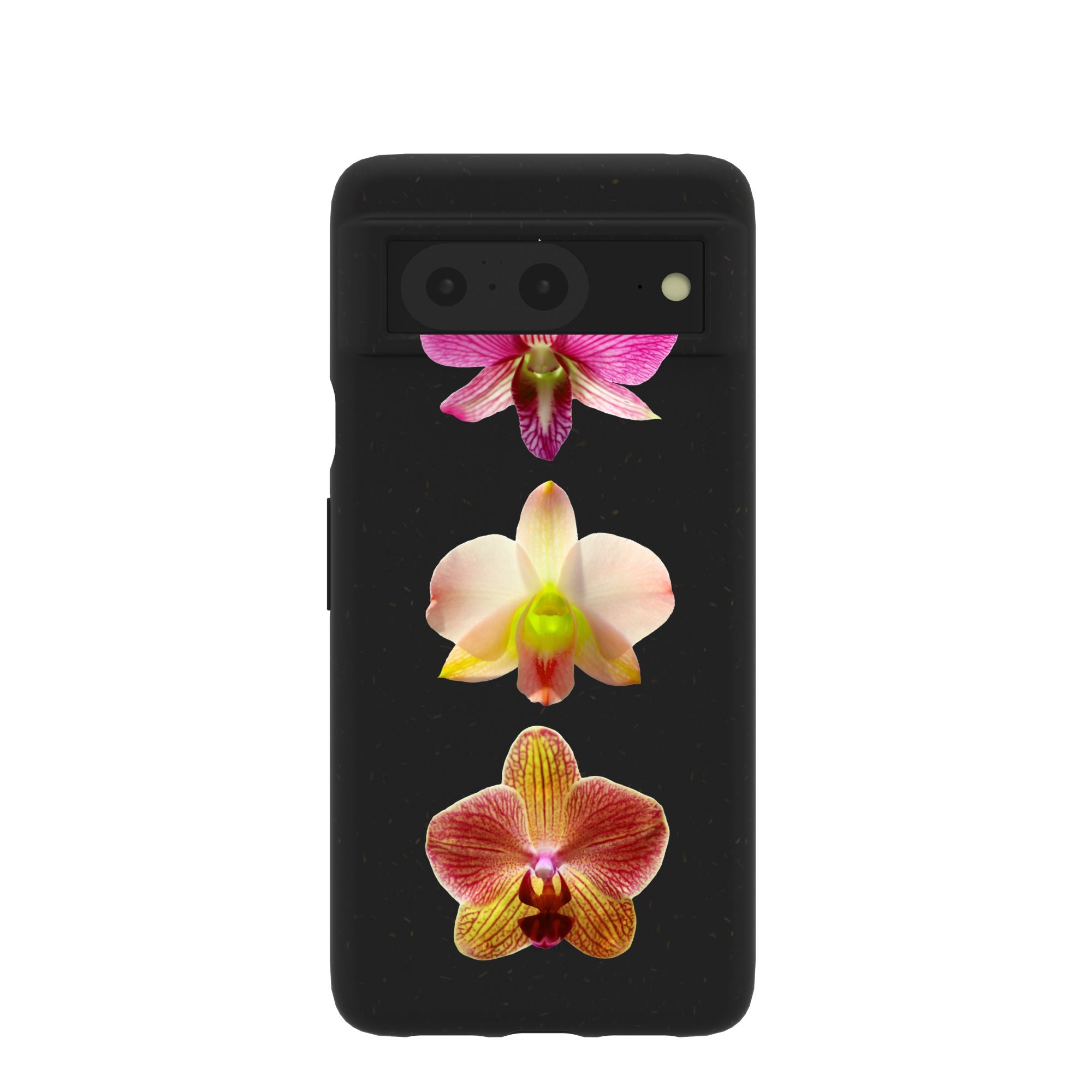 Black Orchids Google Pixel 8 Case Refurbished - Pela Case refurbished available on Cerqular
